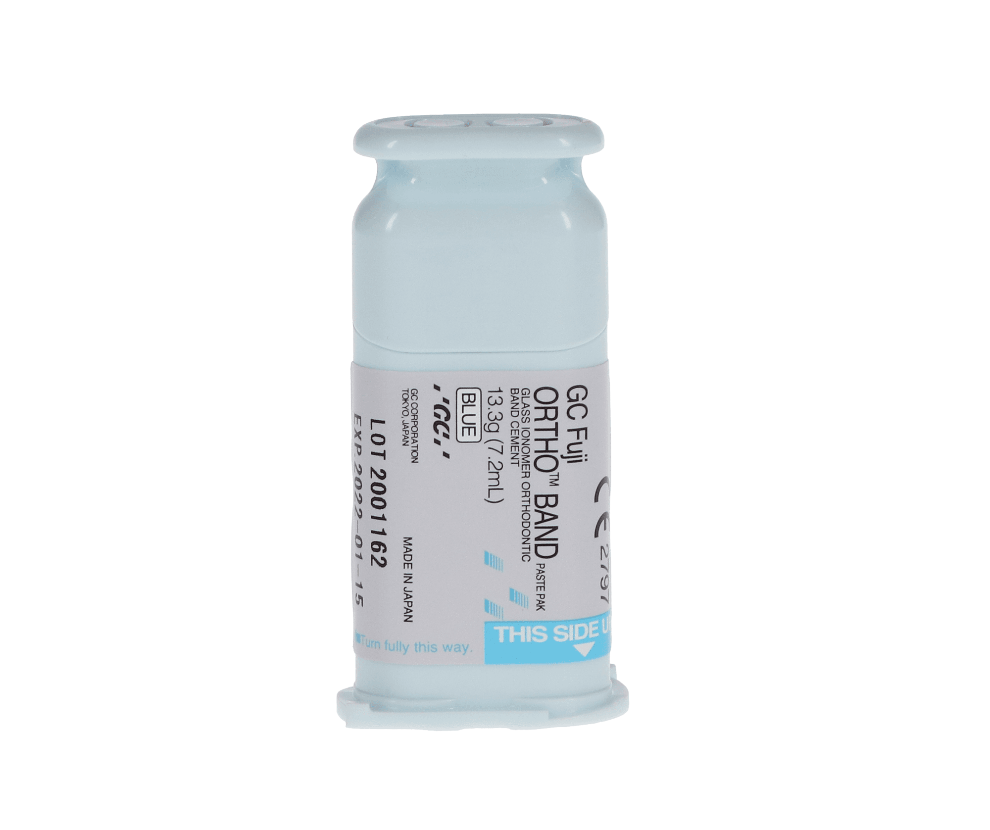 GC Fuji Ortho Band Paste Pak Refill, Blue Resin-Modified Glass Ionomer Orthodontic Band Cement, 2 x 13.3 g (7.2 mL) Cartridges, 001888 thumbnail 13