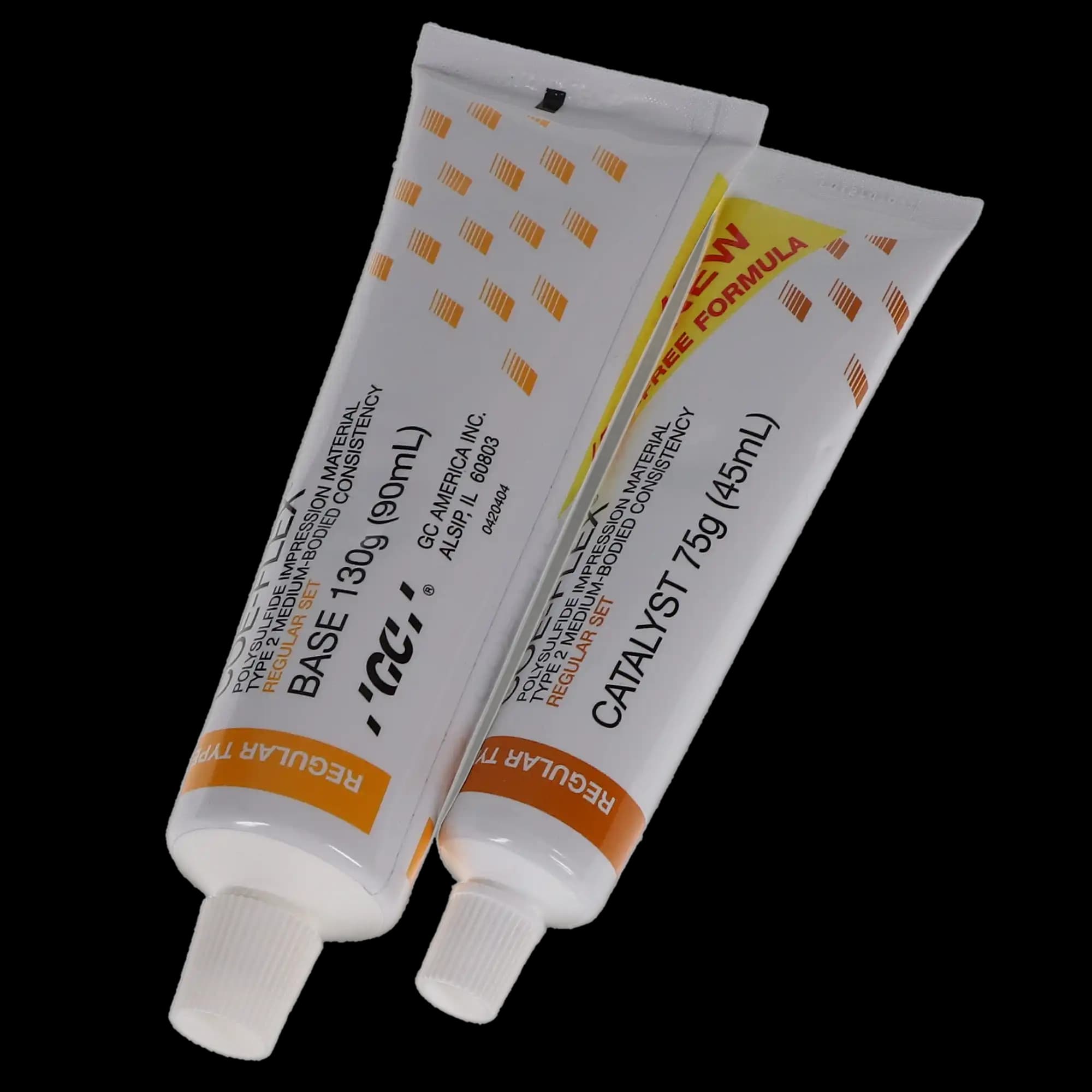 Coe-Flex Polysulfide Impression Material, Refill Package, Regular Body, Regular Set, 90 ml Base & 45 ml Catalyst, 131102 thumbnail 3