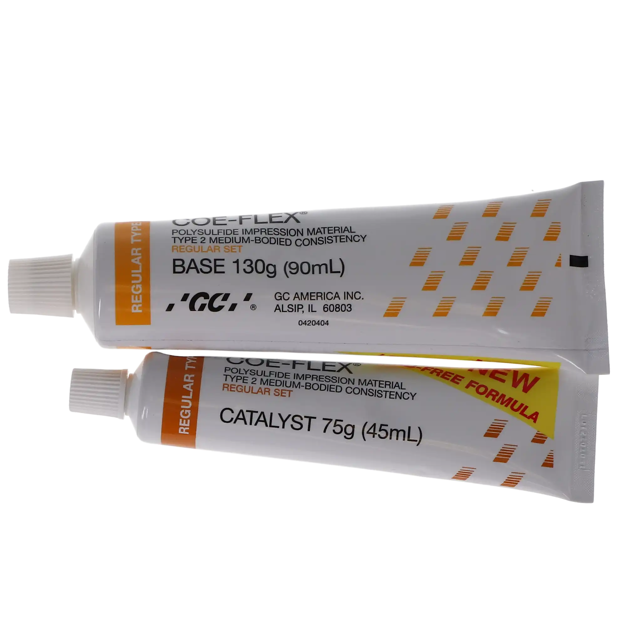 Coe-Flex Polysulfide Impression Material, Refill Package, Regular Body, Regular Set, 90 ml Base & 45 ml Catalyst, 131102 thumbnail 5
