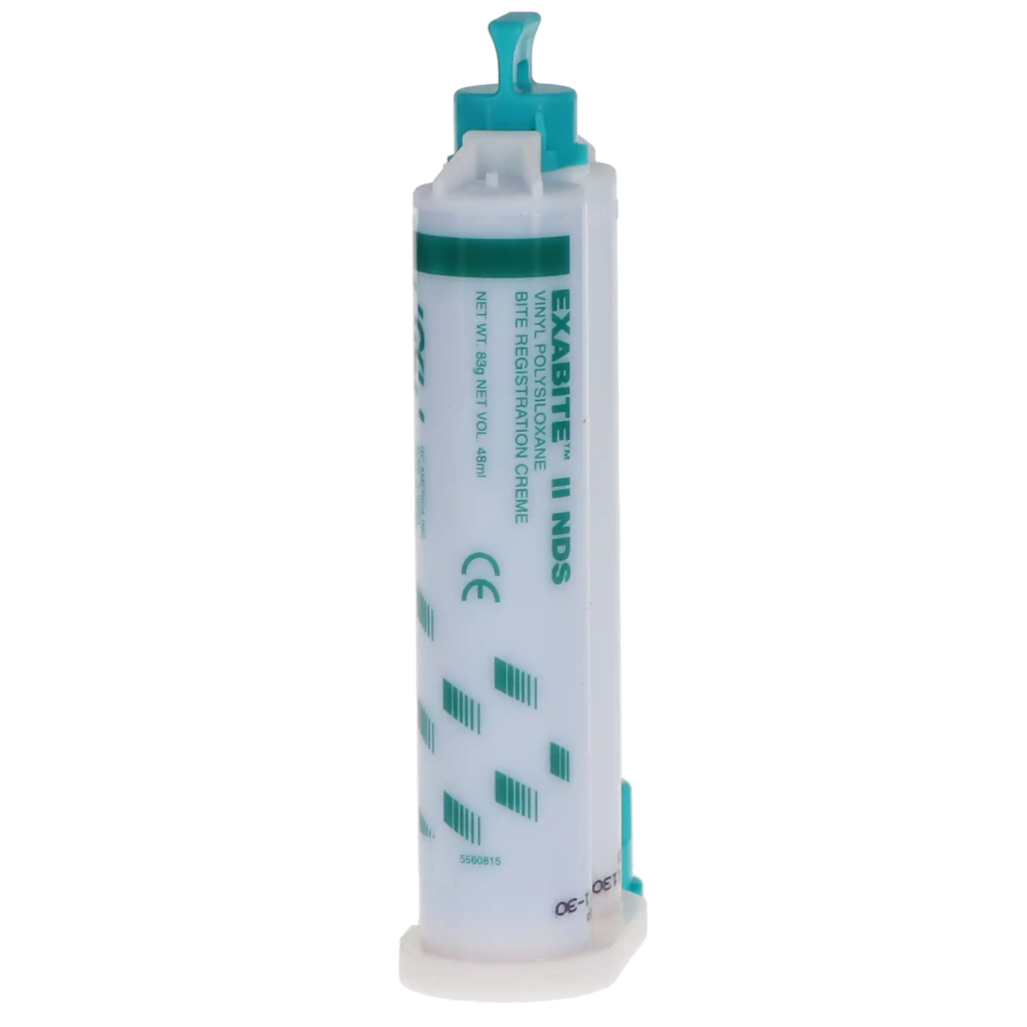 Exabite II NDS VPS Bite Registration Material, Fast Set, Creme, Aqua, 2-Cartridge Package, 48 ml, 1/Pk, 132412 thumbnail 2
