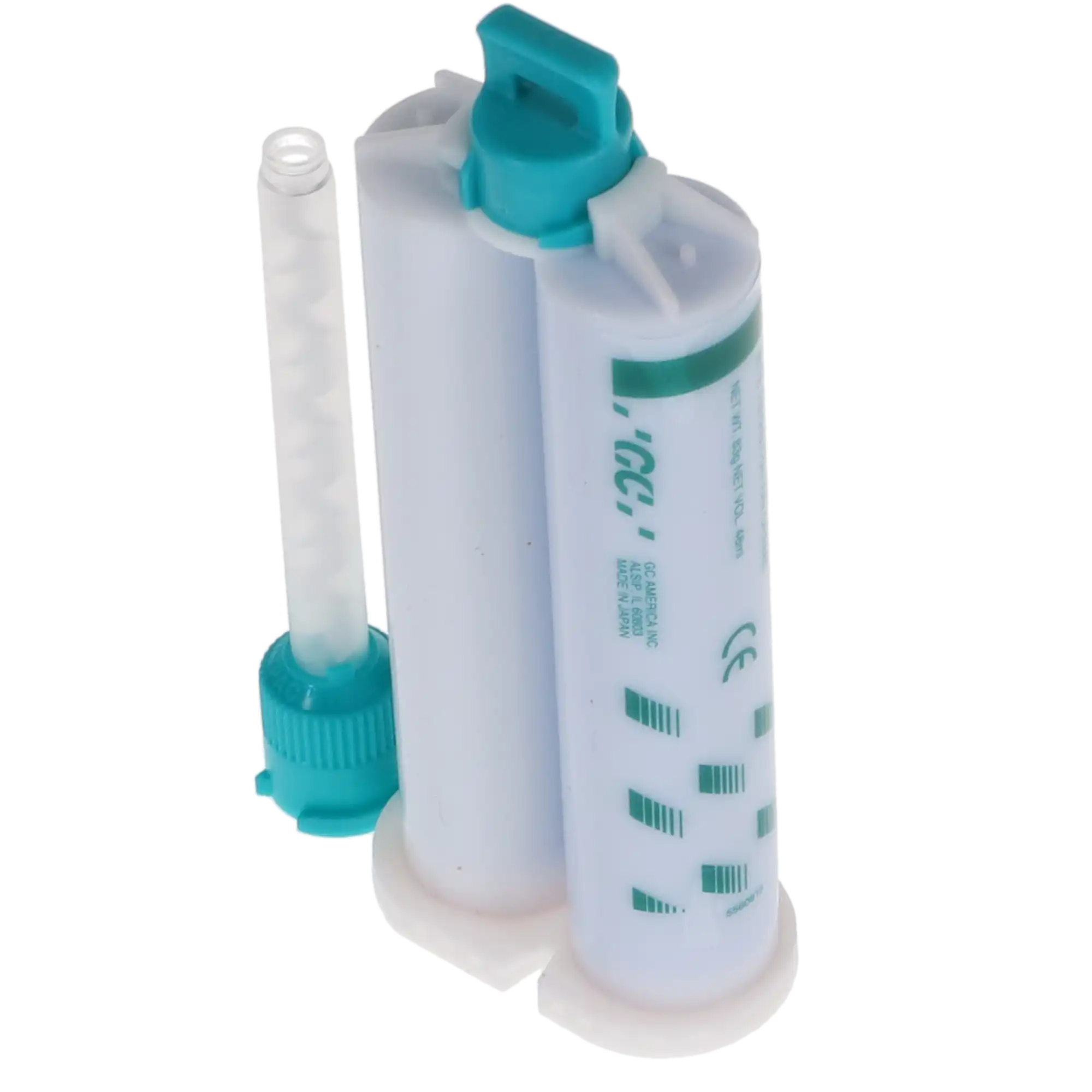 Exabite II NDS VPS Bite Registration Material, Fast Set, Creme, Aqua, 2-Cartridge Package, 48 ml, 1/Pk, 132412 thumbnail 3