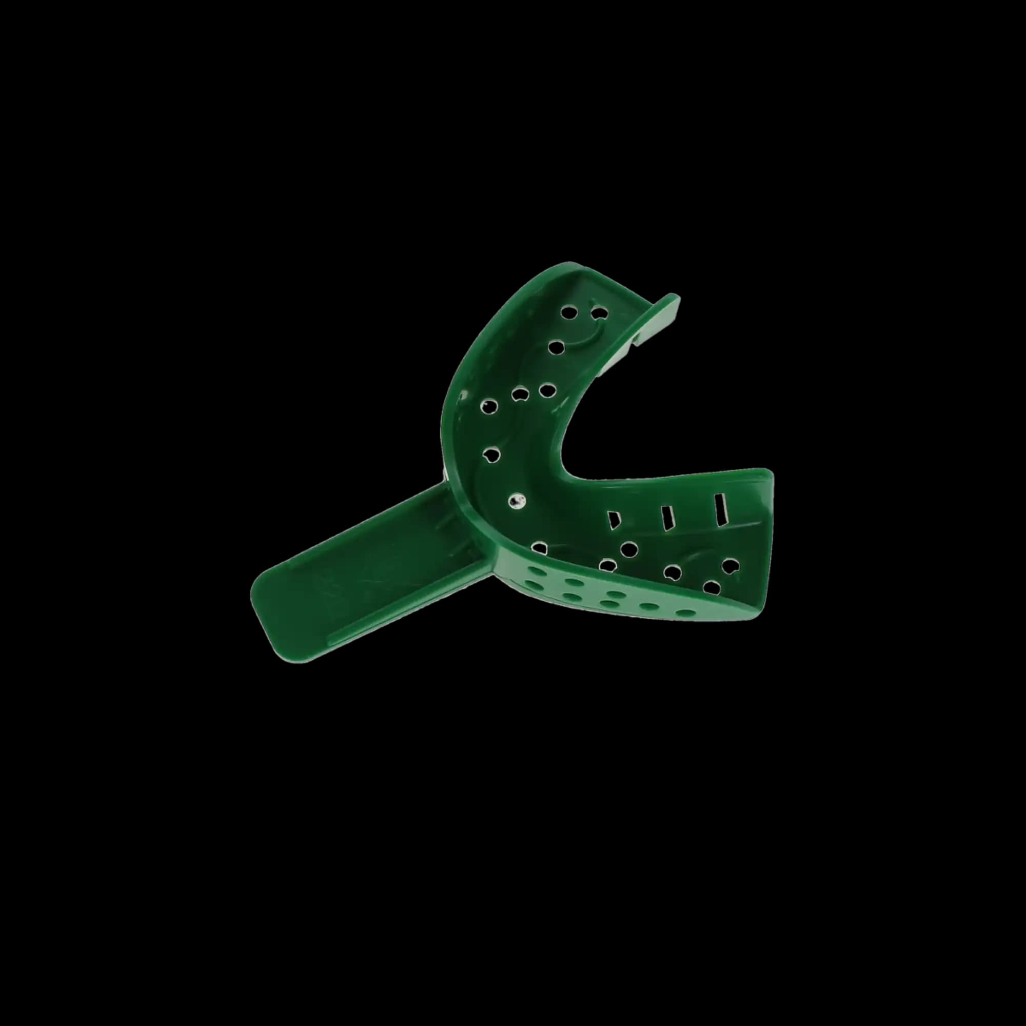 COE Spacer Disposable Perforated Impression Trays, #4D Medium Upper, Full Arch, Green, 12/Bag, 250412 thumbnail 4