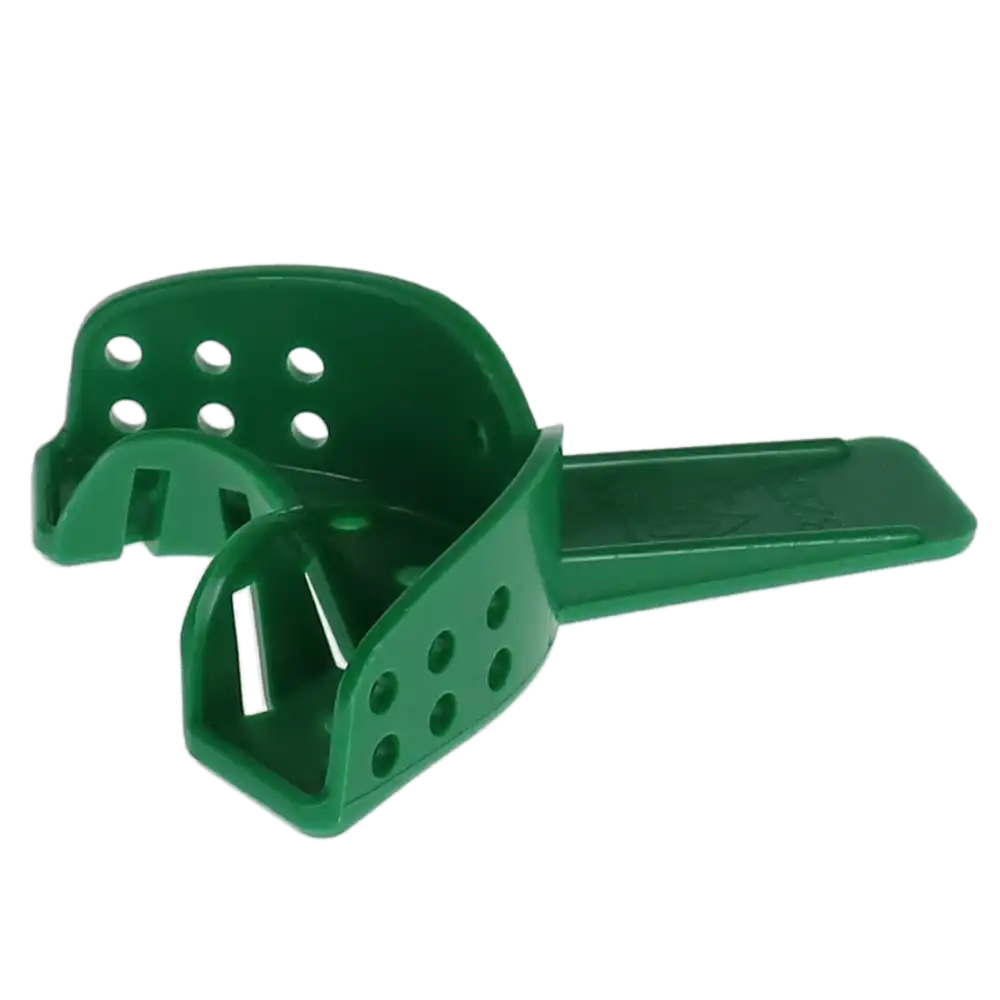 COE Spacer Disposable Impression Trays #32D Anterior, Perforated, Green, 12/Bag, 253212 thumbnail 3