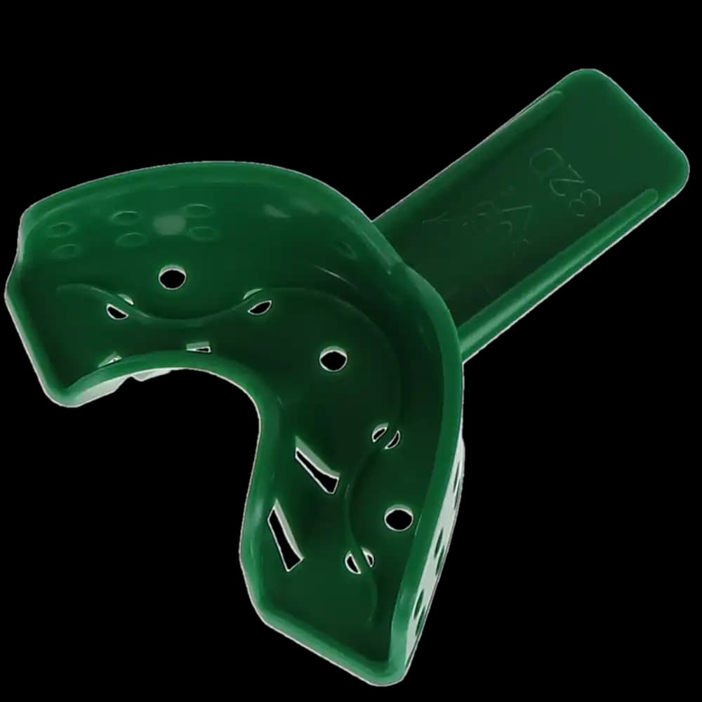 COE Spacer Disposable Impression Trays #32D Anterior, Perforated, Green, 12/Bag, 253212 thumbnail 4