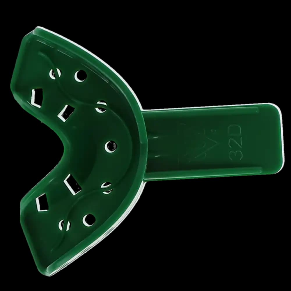 COE Spacer Disposable Impression Trays #32D Anterior, Perforated, Green, 12/Bag, 253212 thumbnail 6