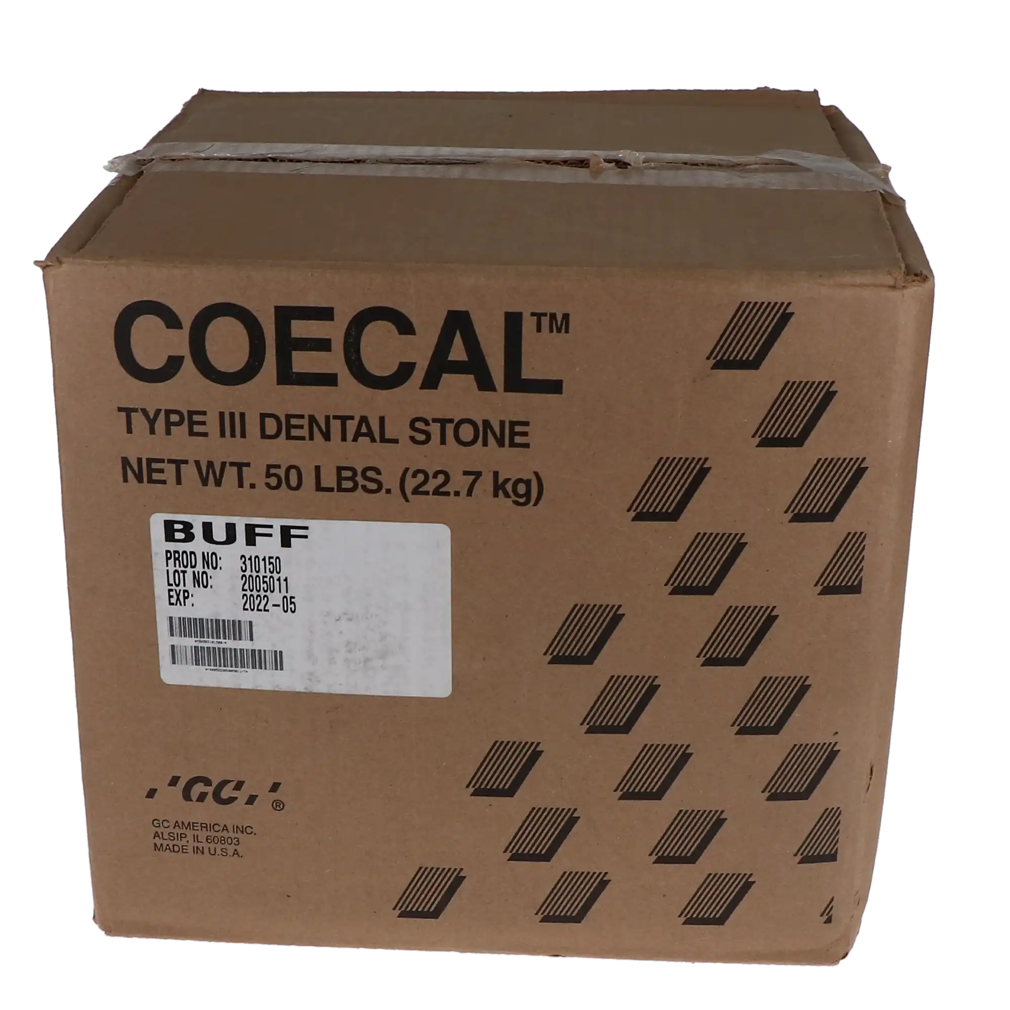 COECAL Laboratory Stone, Type III, Buff, 50 lb, 1/Pk, 310150 thumbnail 3