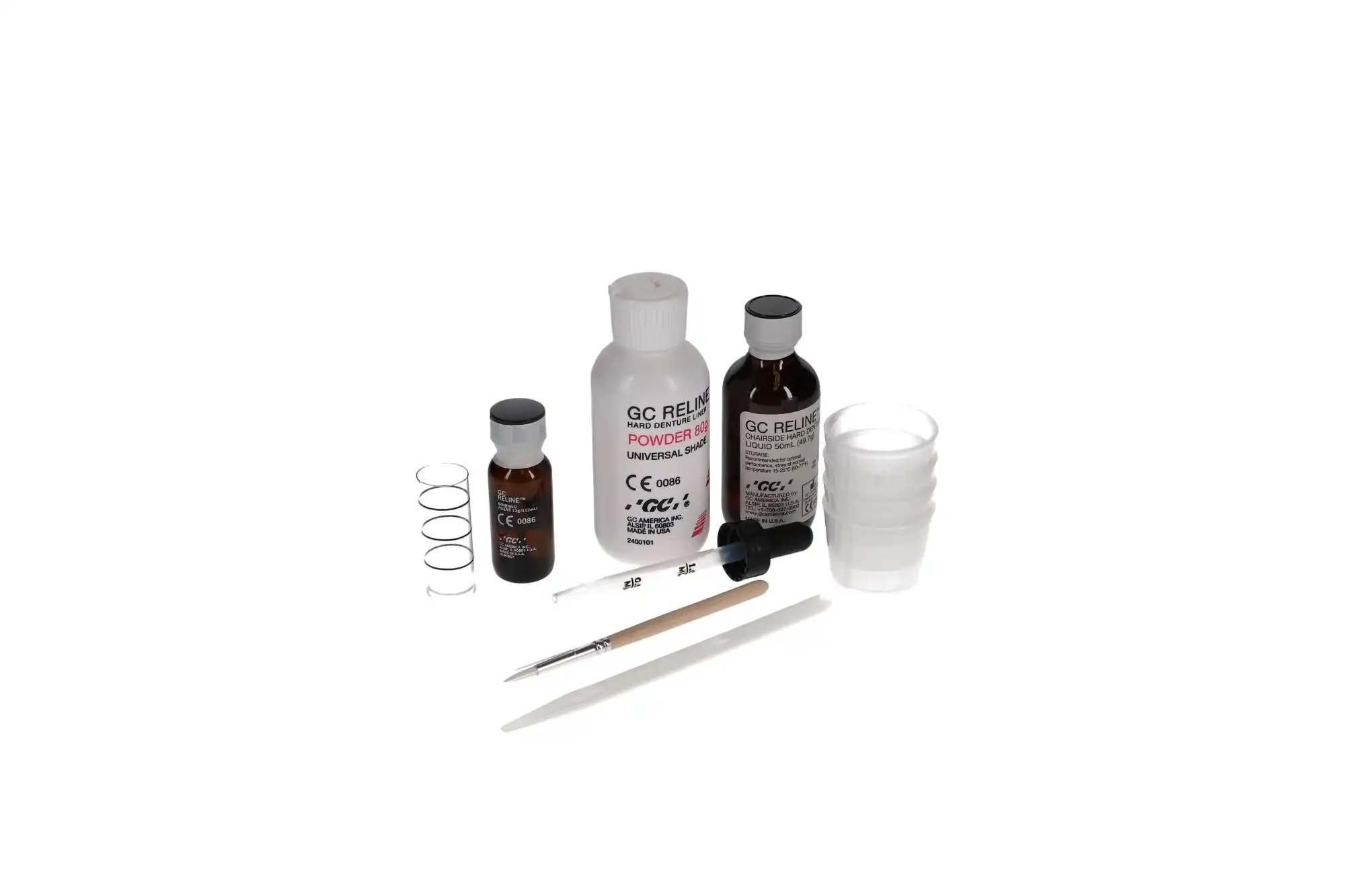 GC Reline Hard Denture Chairside Reline Material, Standard Pack, 346001 thumbnail 10