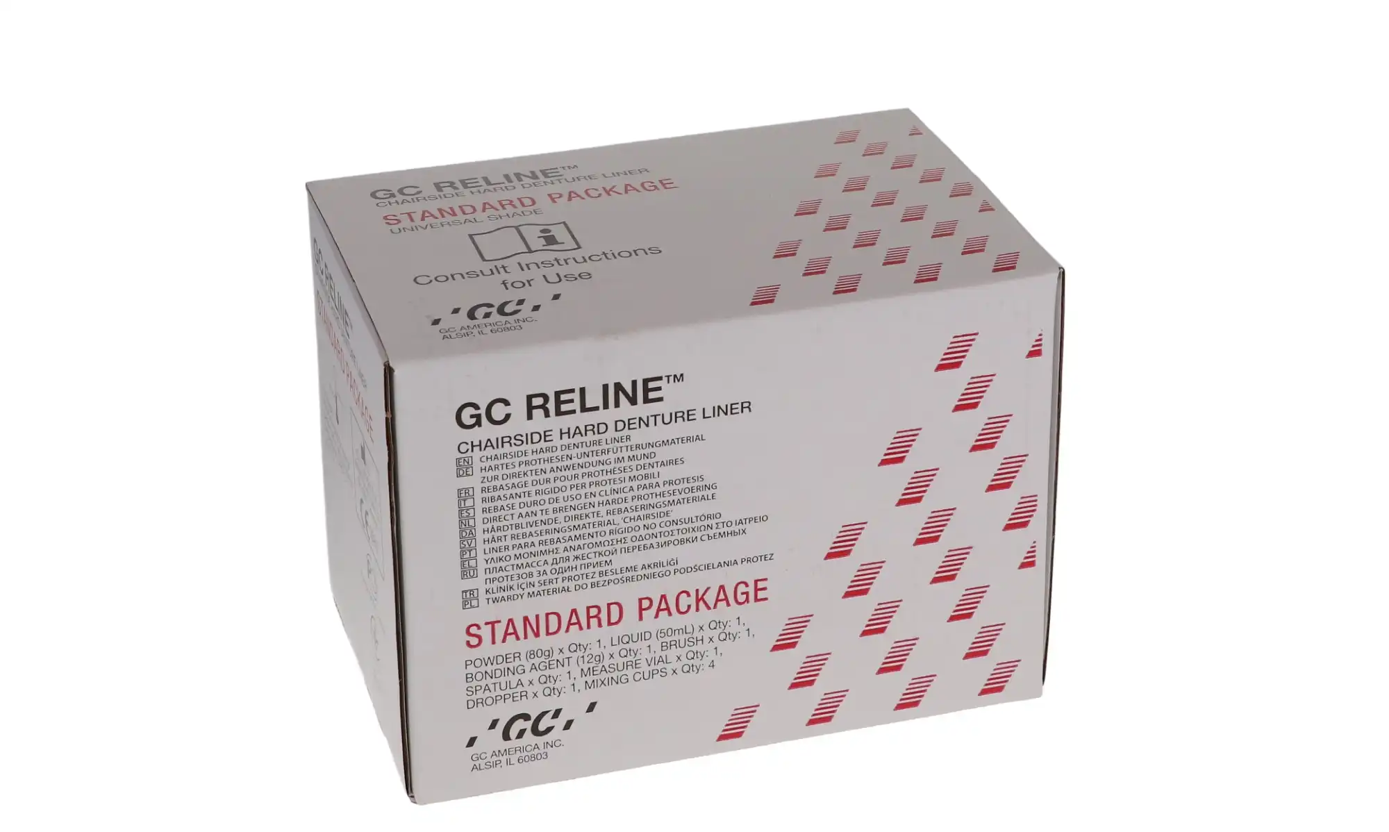 GC Reline Hard Denture Chairside Reline Material, Standard Pack, 346001 thumbnail 13