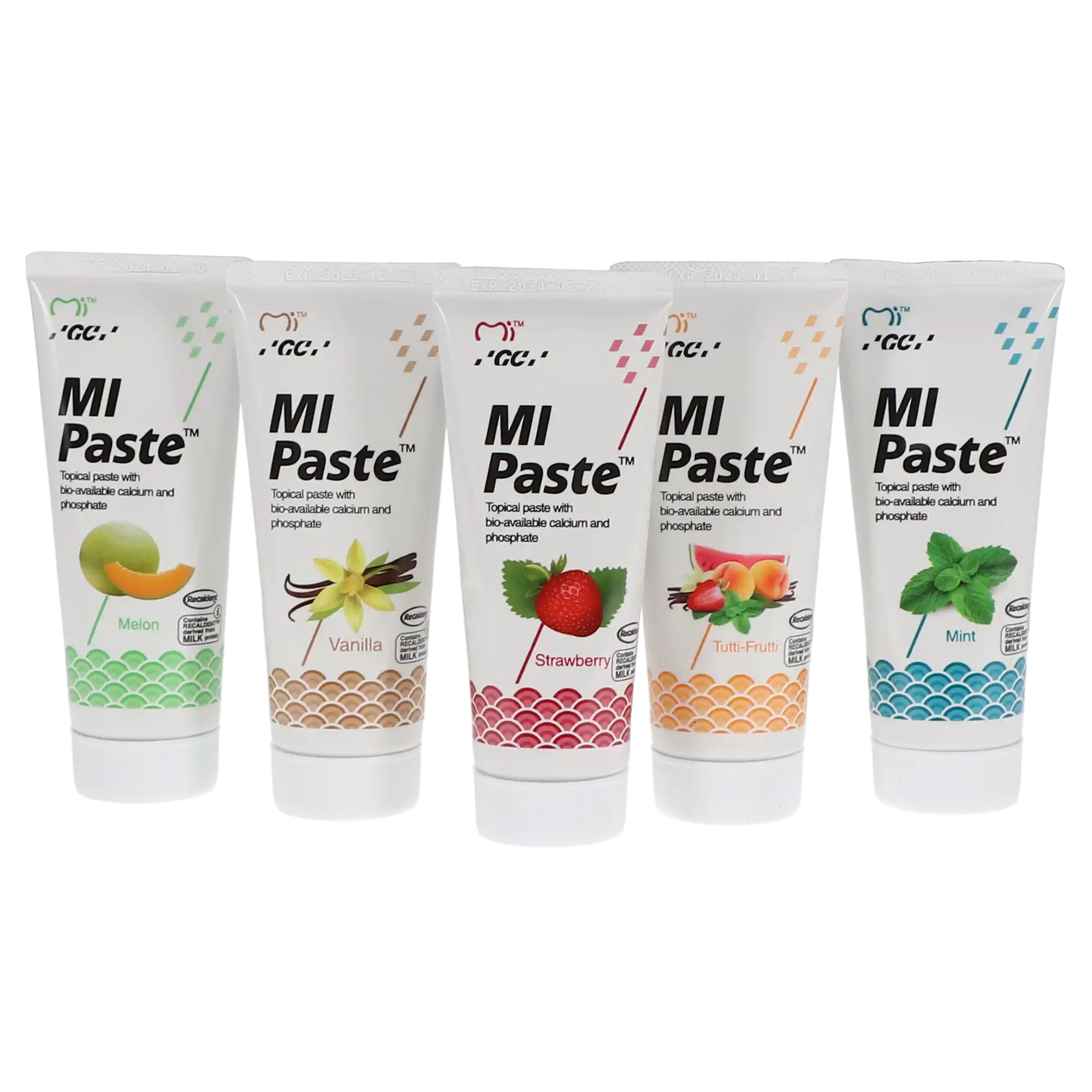 MI Paste Topical Tooth Creme, Assorted Flavors, 40 g Tubes, 10/Box, 422265 thumbnail 11