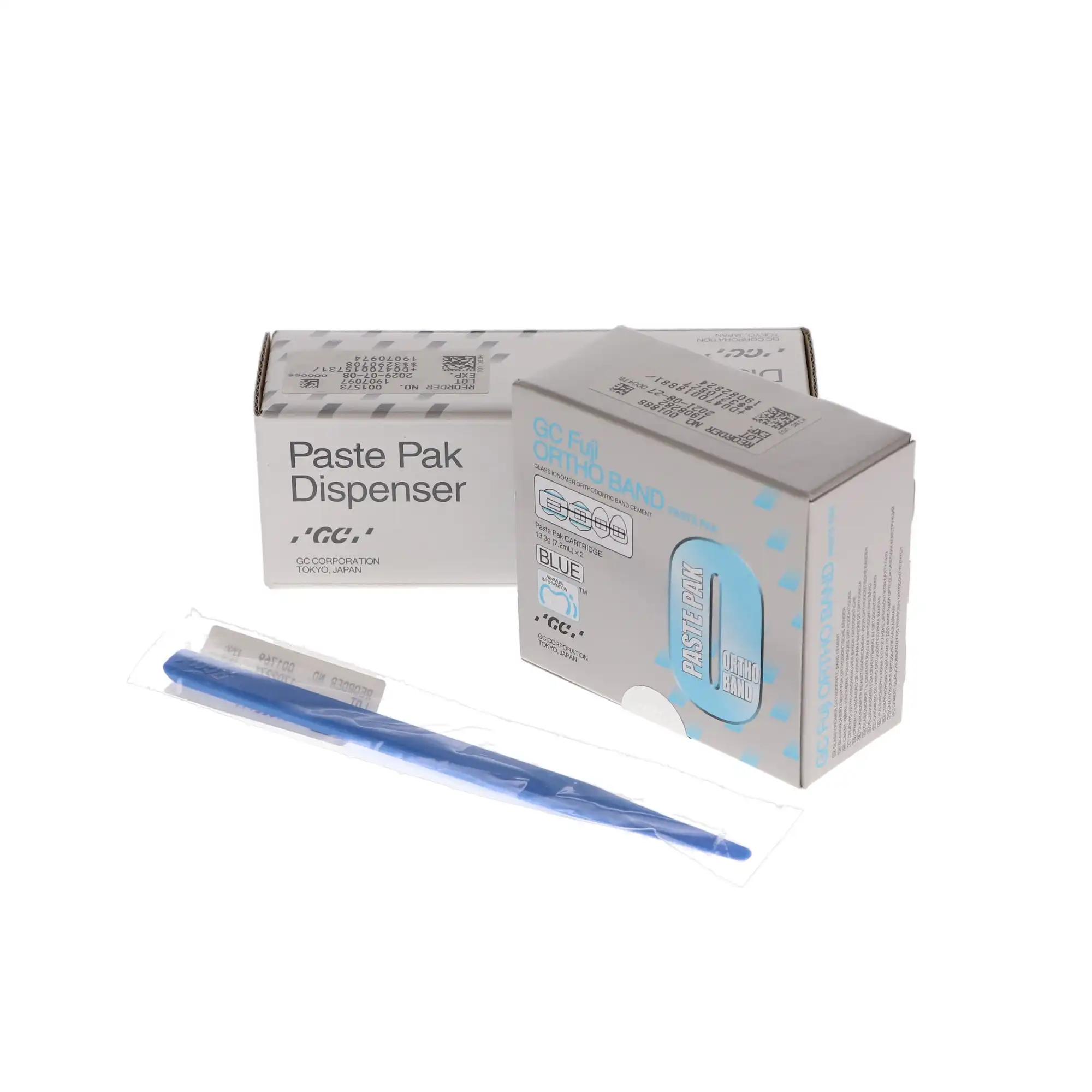 GC Fuji ORTHO BAND Paste Pak Starter Kit, Blue Resin-Modified Glass Ionomer Orthodontic Band Cement, 2 x 13.3 g (7.2 mL) Cartridges, 439460 thumbnail 17