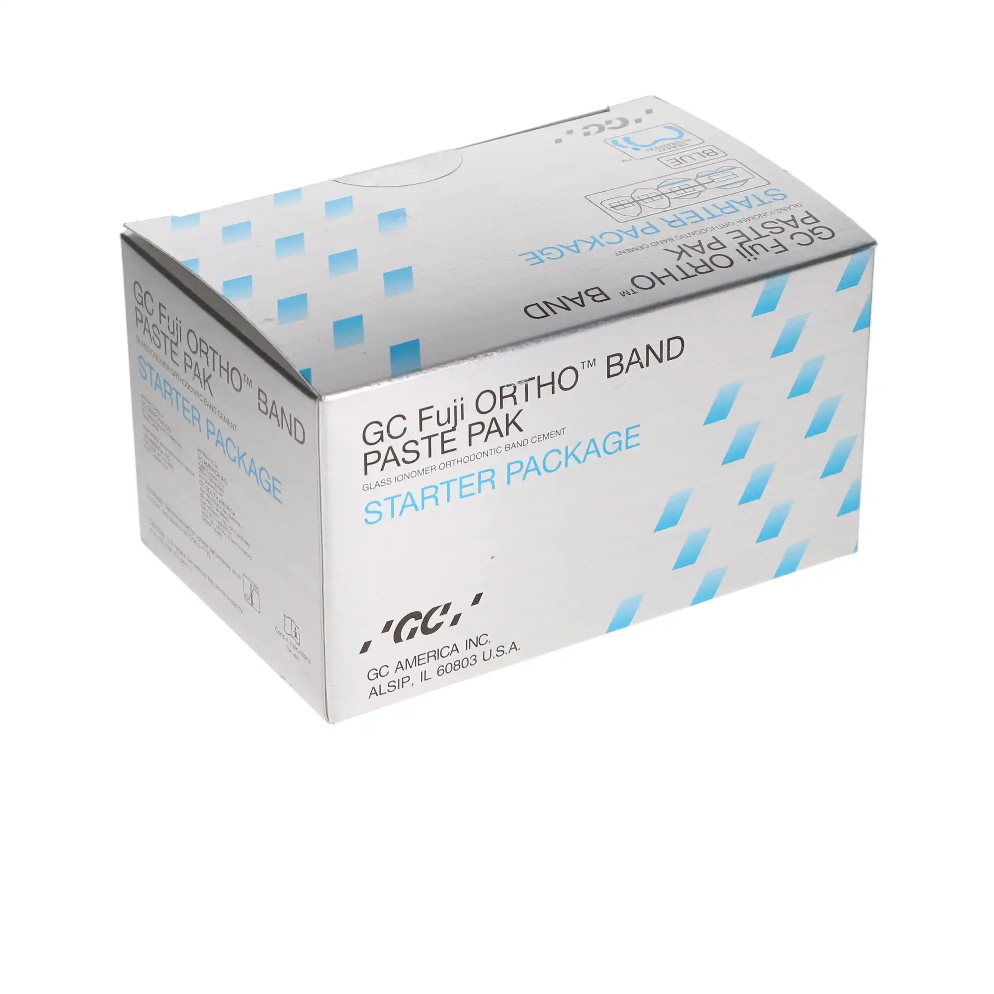 GC Fuji ORTHO BAND Paste Pak Starter Kit, Blue Resin-Modified Glass Ionomer Orthodontic Band Cement, 2 x 13.3 g (7.2 mL) Cartridges, 439460 thumbnail 19
