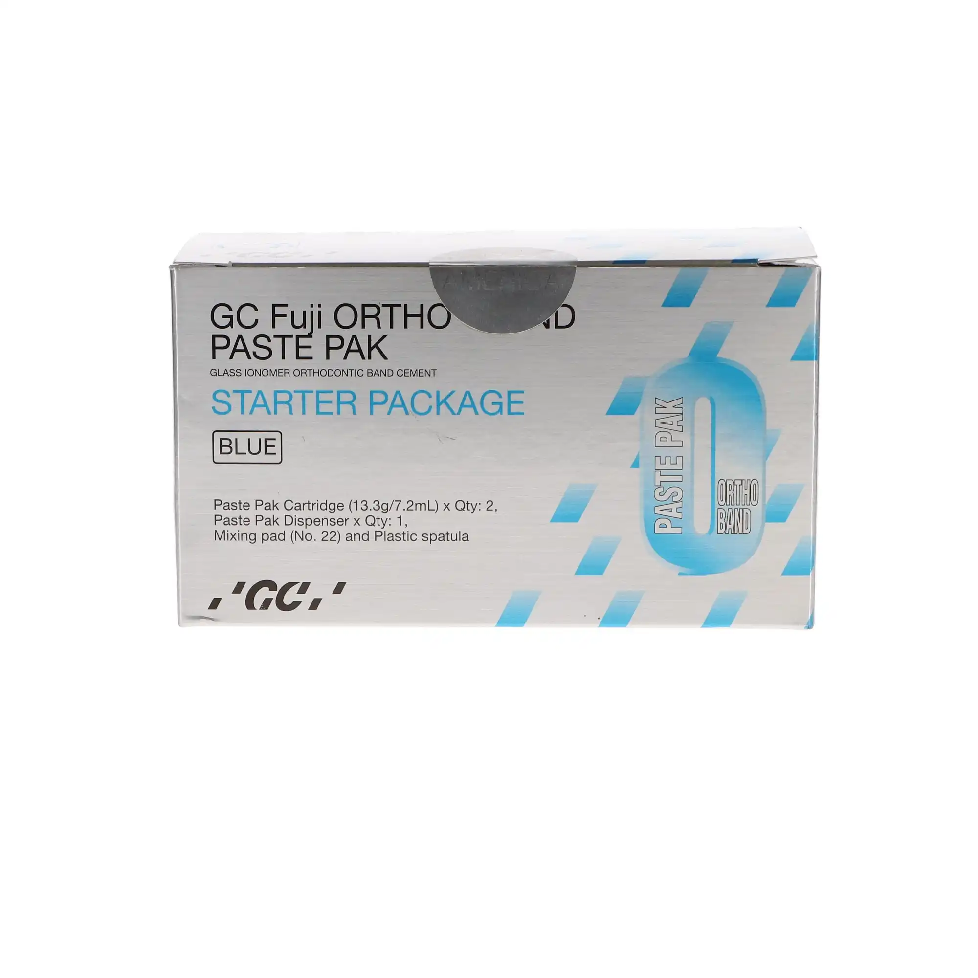 GC Fuji ORTHO BAND Paste Pak Starter Kit, Blue Resin-Modified Glass Ionomer Orthodontic Band Cement, 2 x 13.3 g (7.2 mL) Cartridges, 439460 thumbnail 20