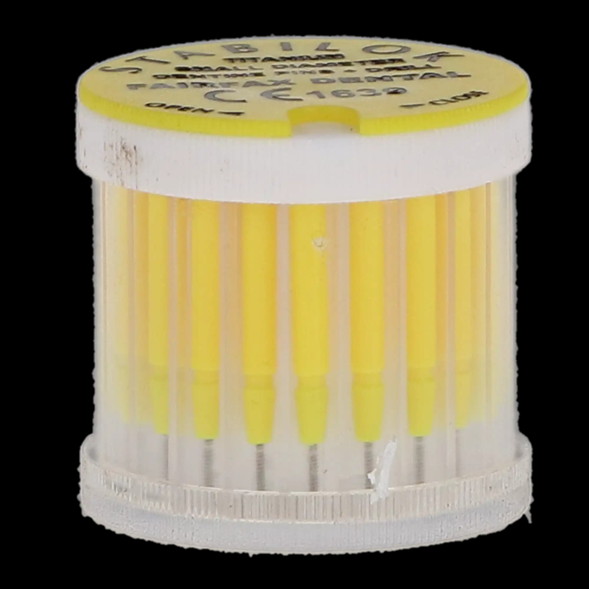 Stabilok Dentin Pins, Titanium, Standard Kit, 0.021", Yellow, 20/Pk, 50050 thumbnail 4