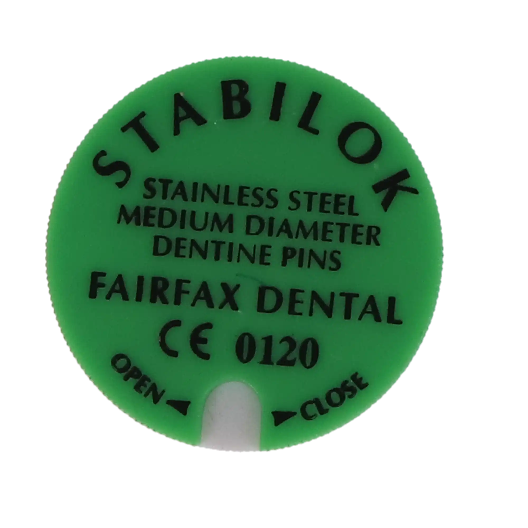 Stabilok Dentin Pins, Stainless Steel, Standard Kit, 0.027", Green, 20/Pk, 50052 thumbnail 4