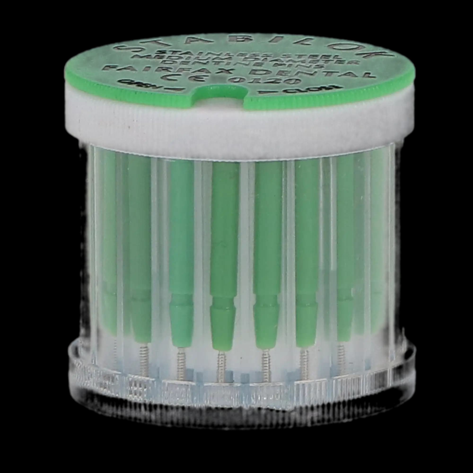 Stabilok Dentin Pins, Stainless Steel, Standard Kit, 0.027", Green, 20/Pk, 50052 thumbnail 5