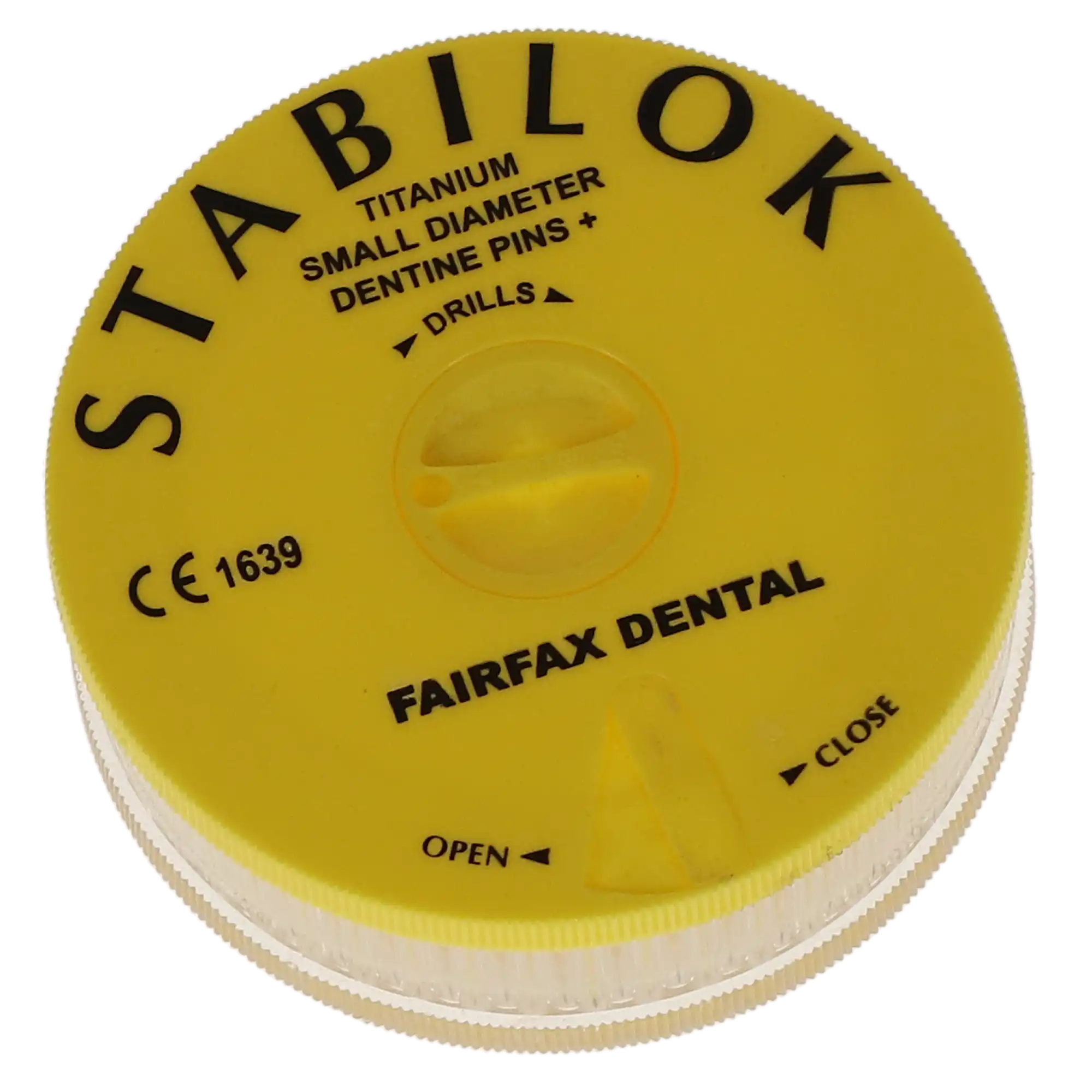 Stabilok Dentin Pins, Titanium, Economy Kit, 0.021" (Yellow), 100 Pins + 5 Drills, 60050 thumbnail 3