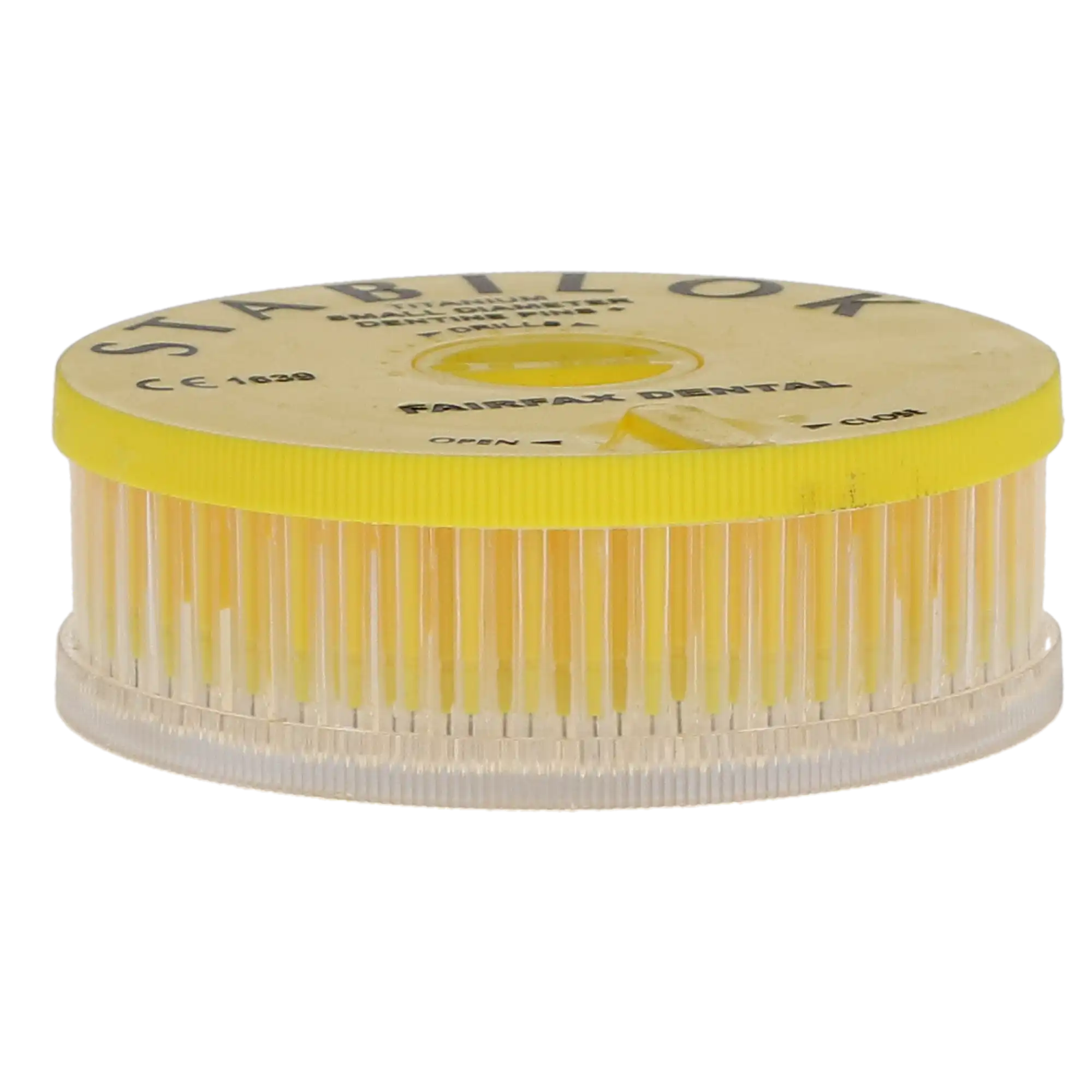 Stabilok Dentin Pins, Titanium, Economy Kit, 0.021" (Yellow), 100 Pins + 5 Drills, 60050 thumbnail 4