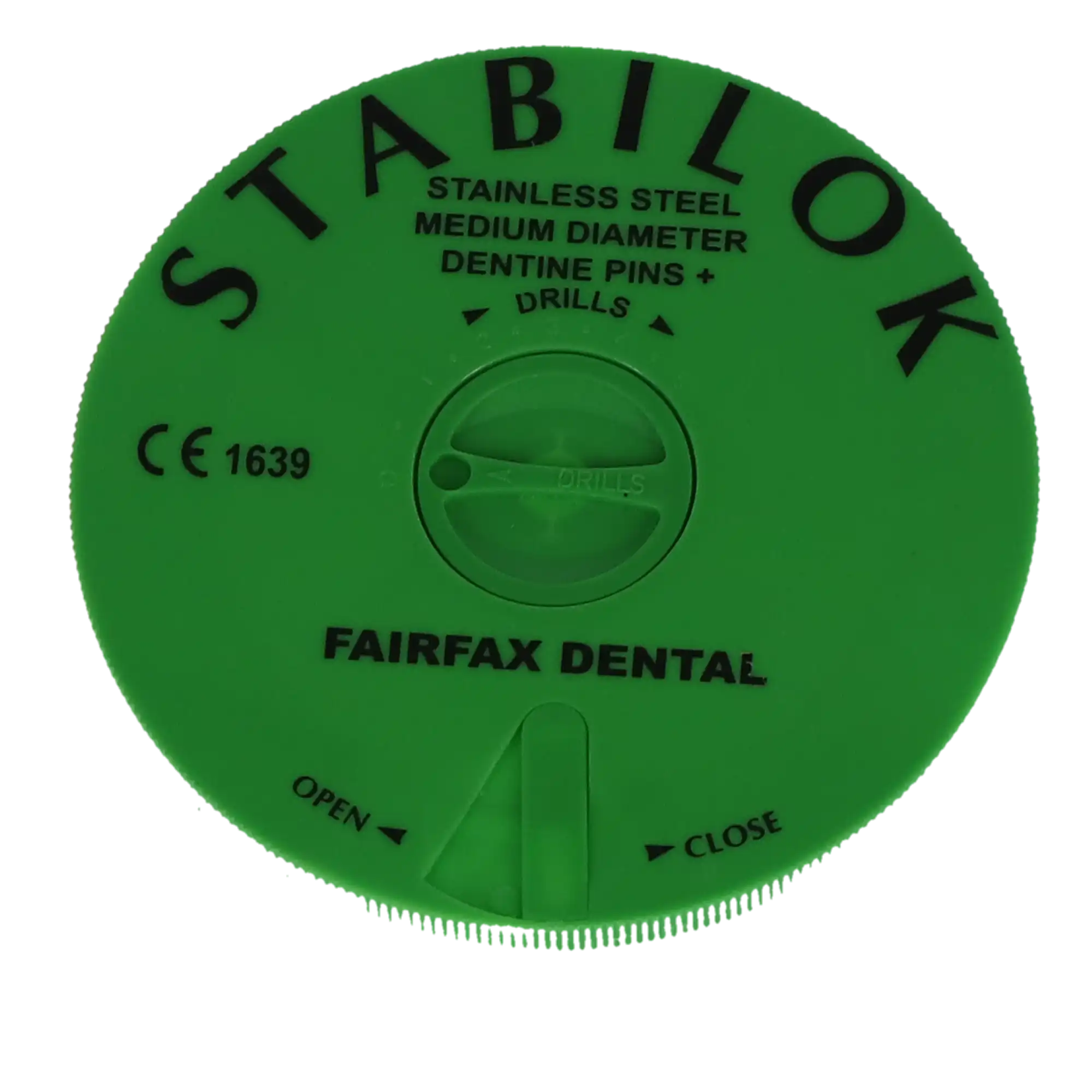 Stabilok Dentin Pins, Stainless Steel, Economy Kit, 0.027" (Green), 100 Pins + 5 Drills, 60052 thumbnail 3