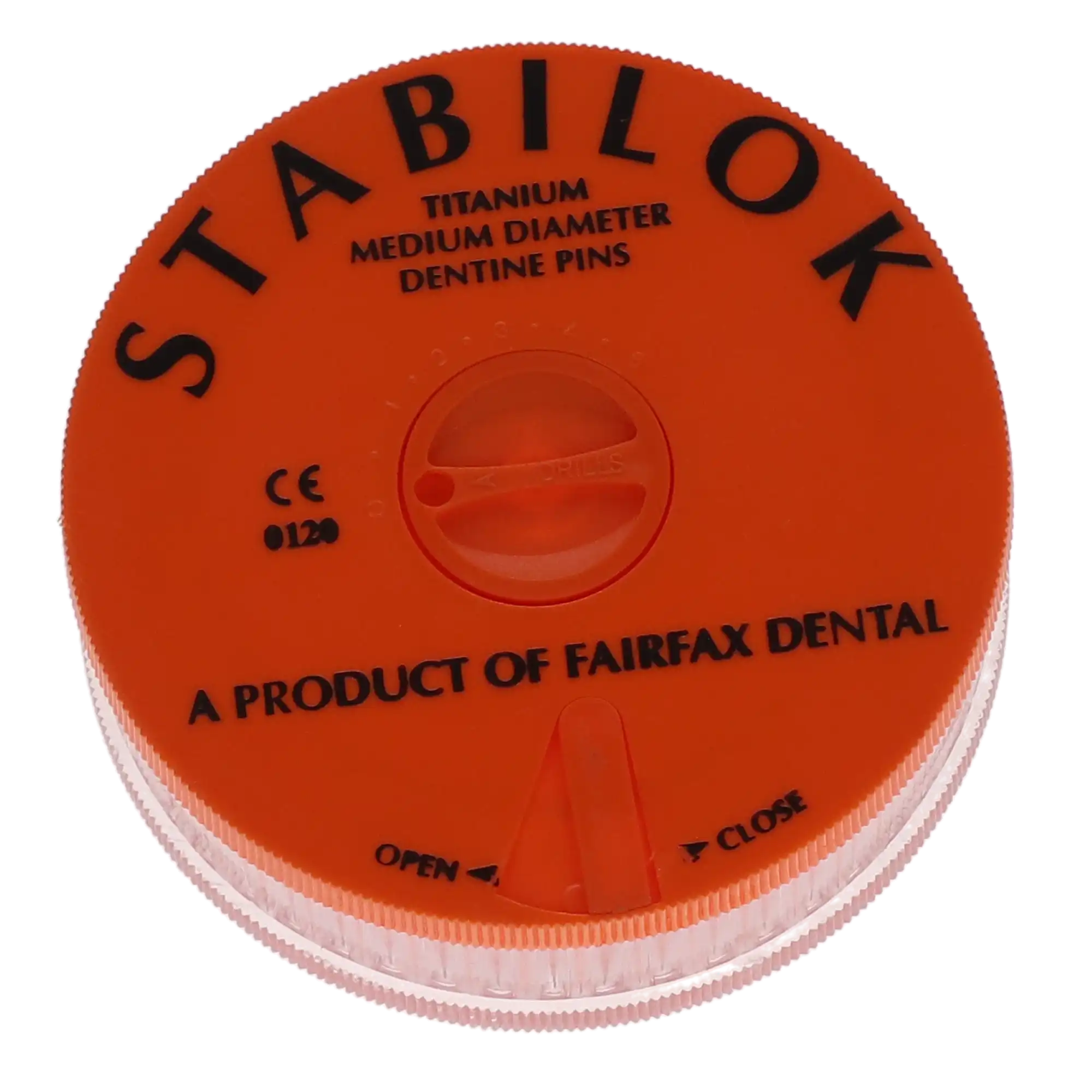 Stabilok Dentin Pins, Titanium, Economy Kit, 0.027" (Orange), 100 Pins + 5 Drills, 60054 thumbnail 3