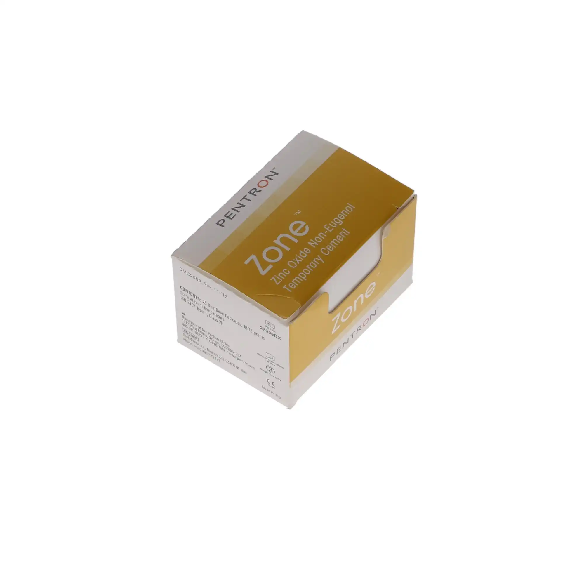 Dux Dental Zone Zinc Oxide Non-Eugenol Temporary Cement, Unit-Dose Pouches, 25/Bx thumbnail 4