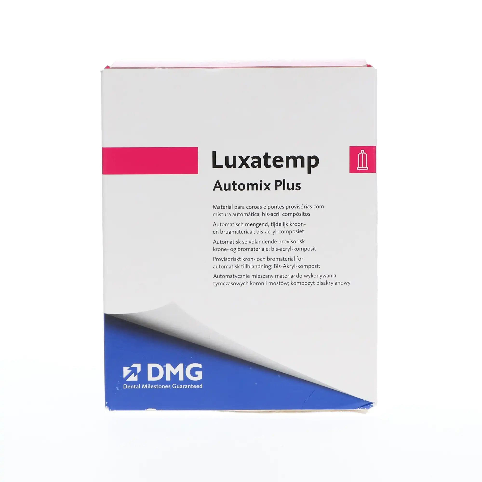 Luxatemp Automix Plus Temporary Crown & Bridge Material, Cartridge Refill, Shade A2, 76 g, 1 Cartridge + 15 Tips, 110402 thumbnail 10