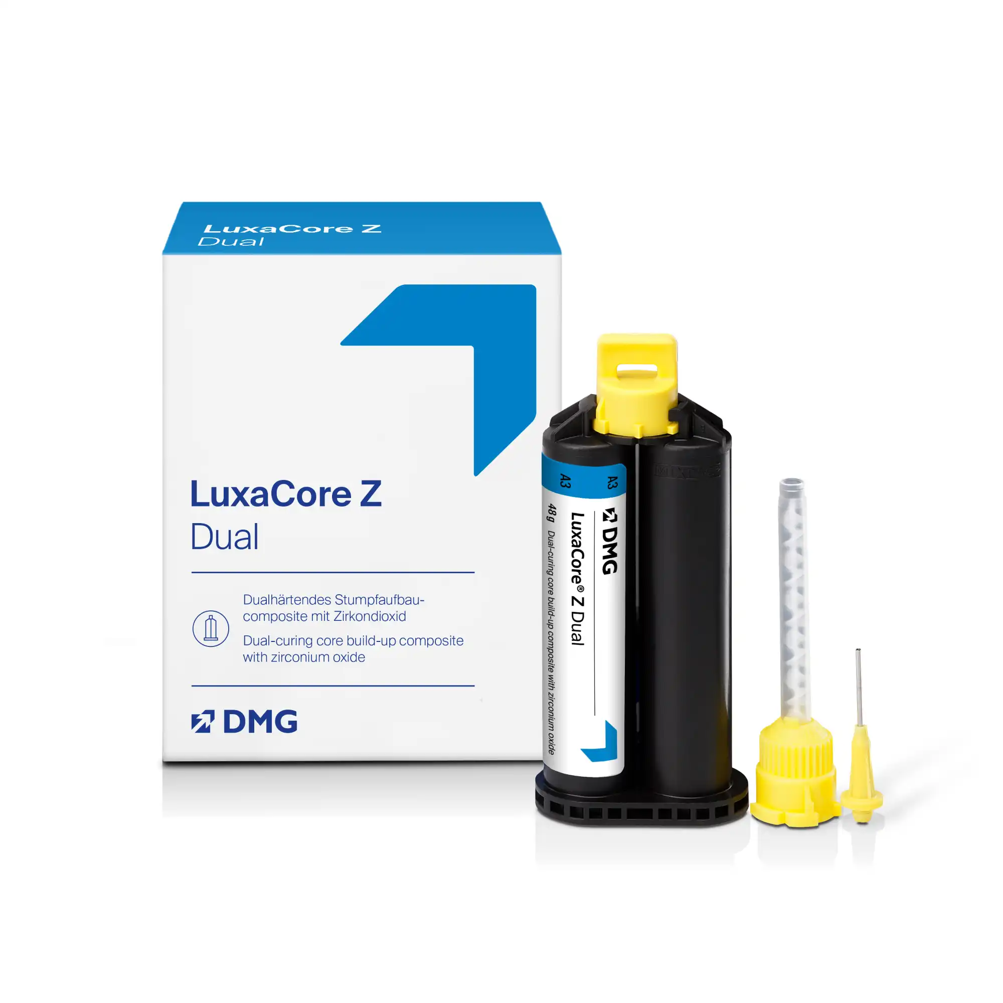 LuxaCore Z-Dual Automix Core Build-Up Material, Natural A3, 48 g Cartridge Refill Kit, 213330 thumbnail 10