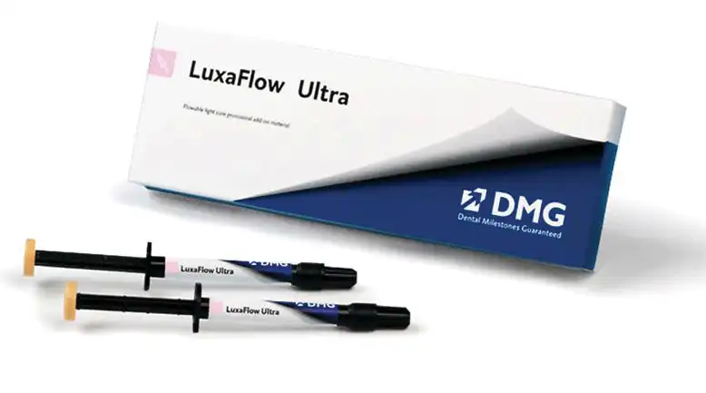 LuxaFlow Ultra Flowable Light-Cure Provisional Add-On Resin, Shade B1, Refill Kit (2 x 1.5 g Syringes + 10 Tips), 224005 thumbnail 10