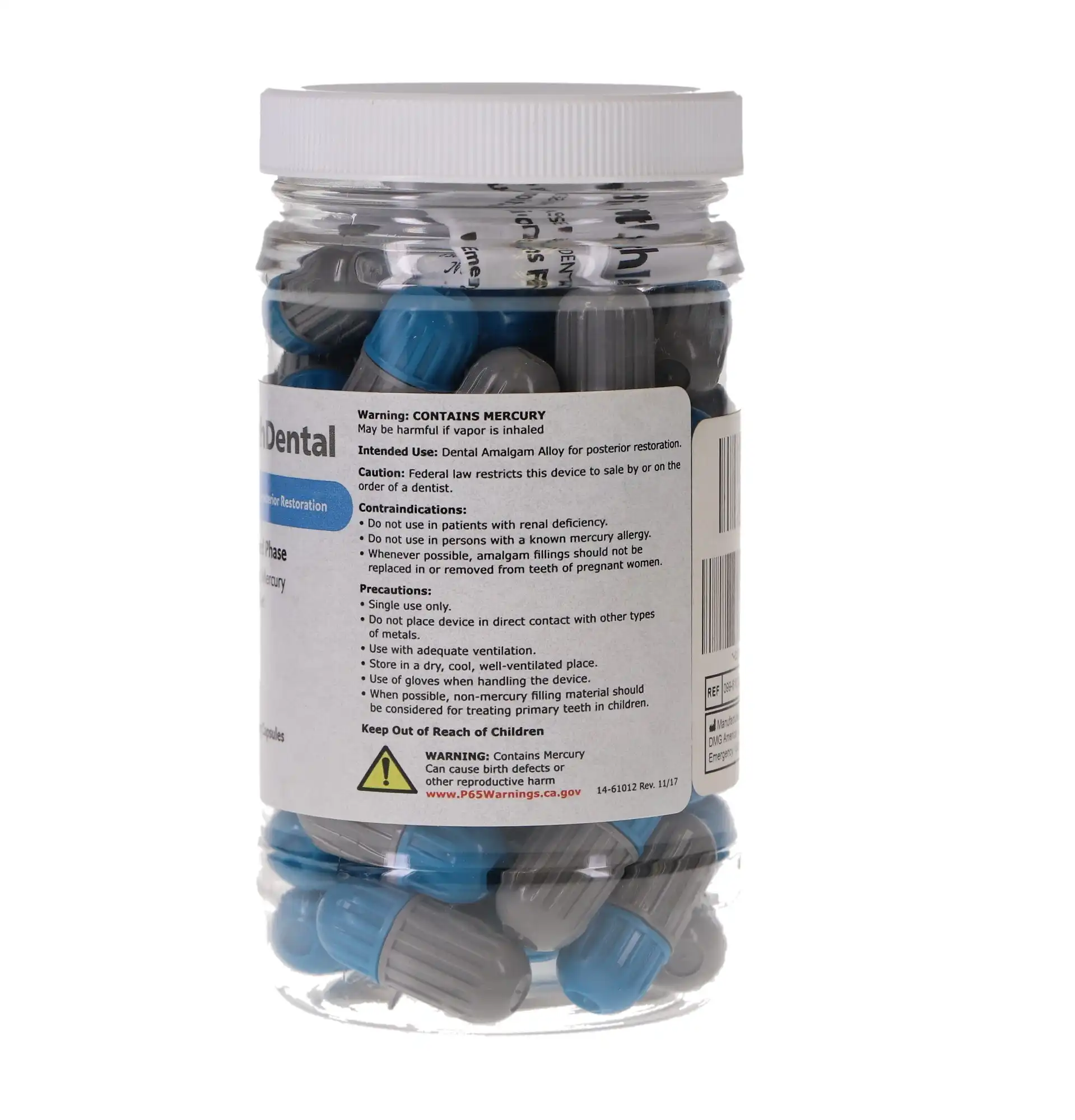 Zenith Premium Amalgam Capsules, 2 Spill, Regular Set, 50/Pk, 61012 thumbnail 4