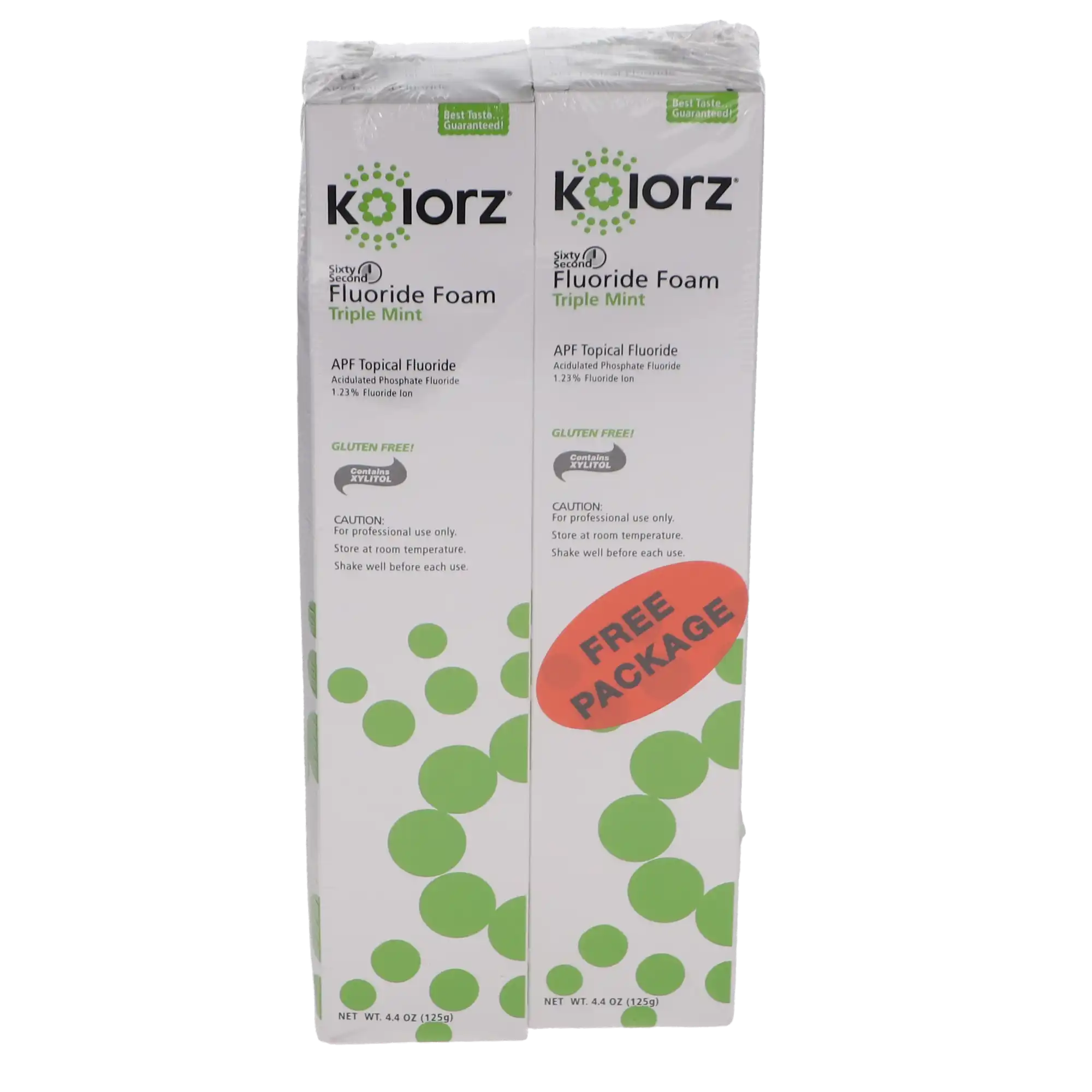 Kolorz Sixty-Second Fluoride Foam, Triple Mint, 1.23% APF, 4.4 oz Can, 766201 thumbnail 5