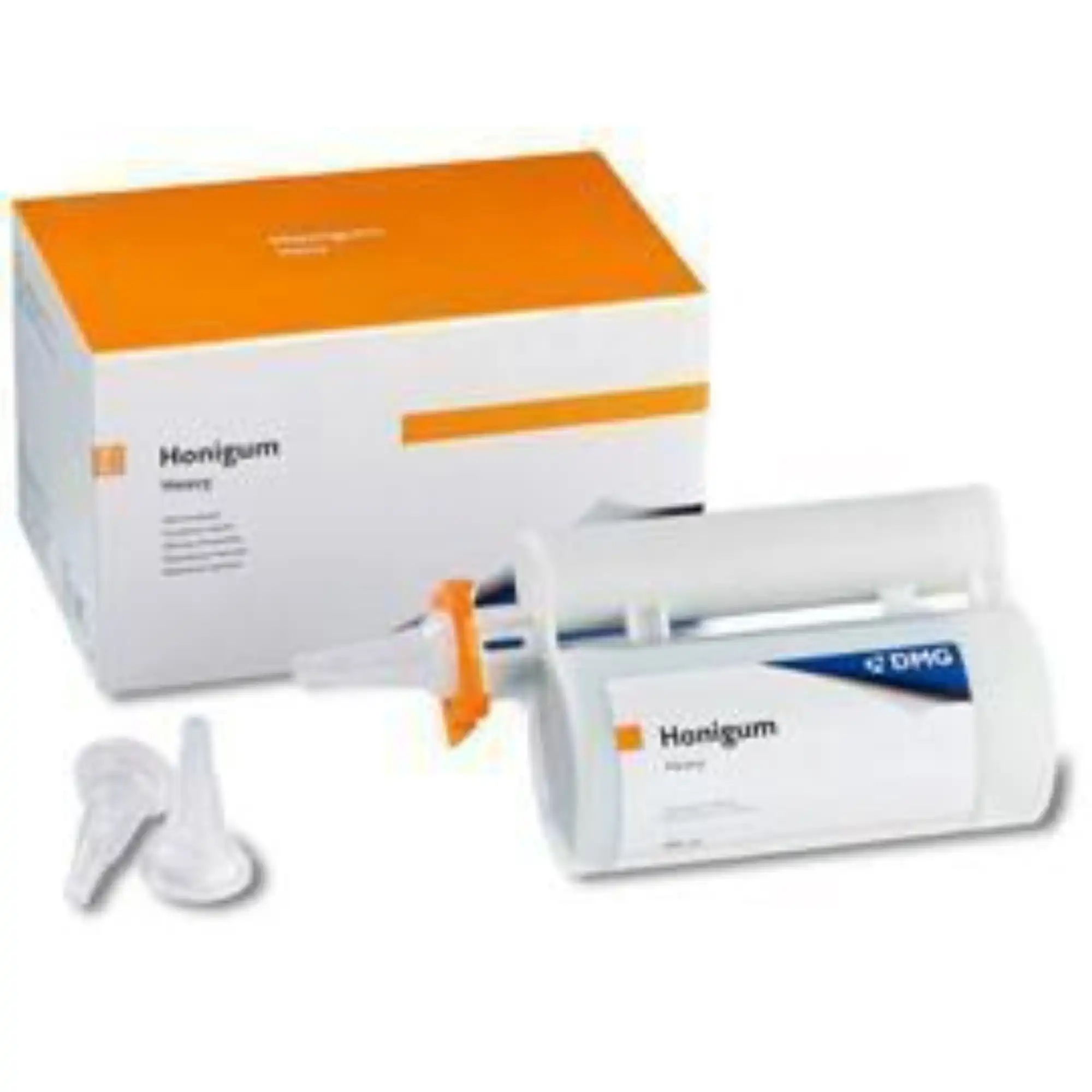 Honigum MixStar Heavy Body VPS Impression Material, Regular Set, 380 ml Cartridge with 10 MixStar Tips, Blue, #999537 thumbnail 2