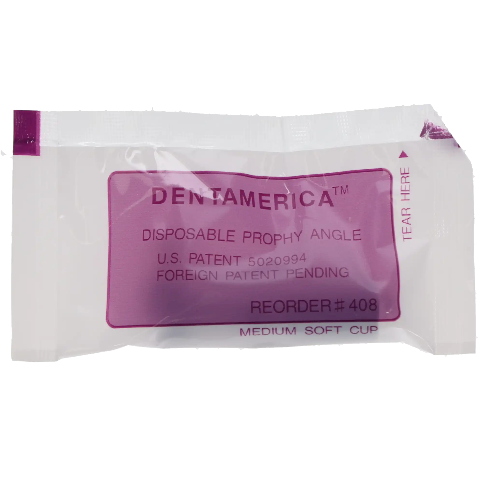Dentamerica Disposable Prophy Angle, Medium Soft, 90°, Latex-Free, 144/Box, #408 thumbnail 6