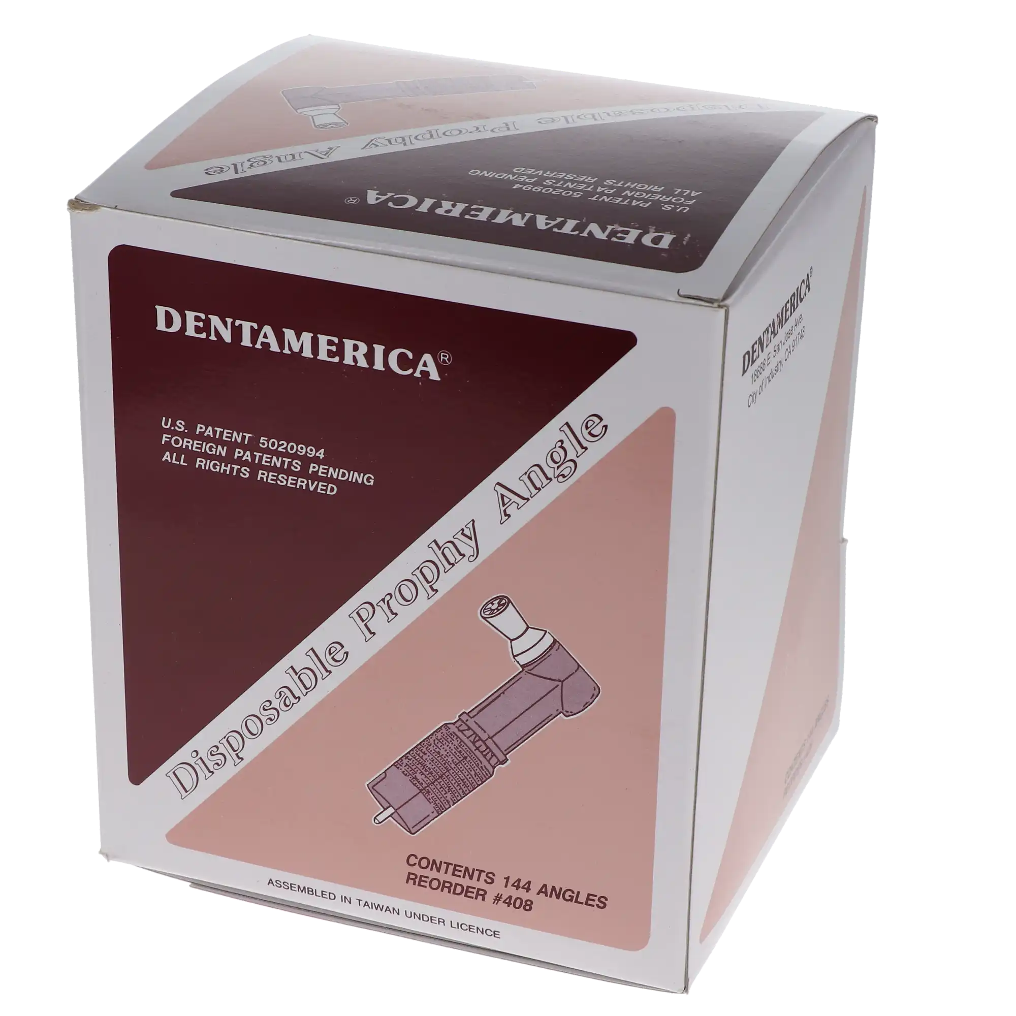 Dentamerica Disposable Prophy Angle, Medium Soft, 90°, Latex-Free, 144/Box, #408 thumbnail 7
