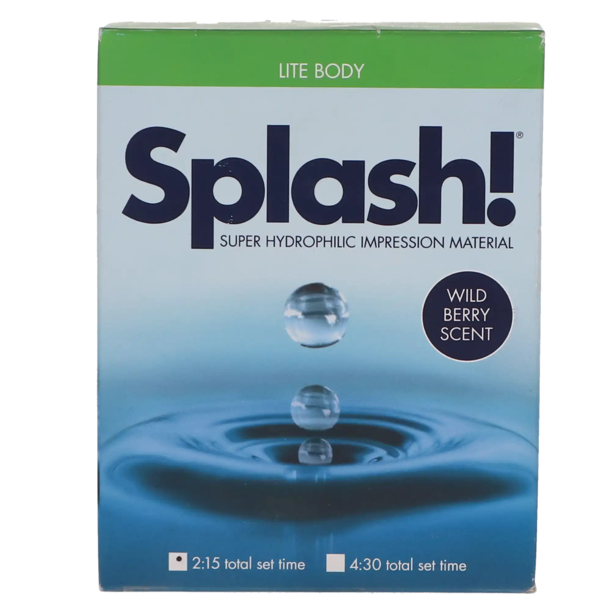 Splash! Half-Time Set VPS Impression Material, Lite Body, Wild Berry Scent, 48 mL Cartridges, 2/Pack, SPD1231 thumbnail 9