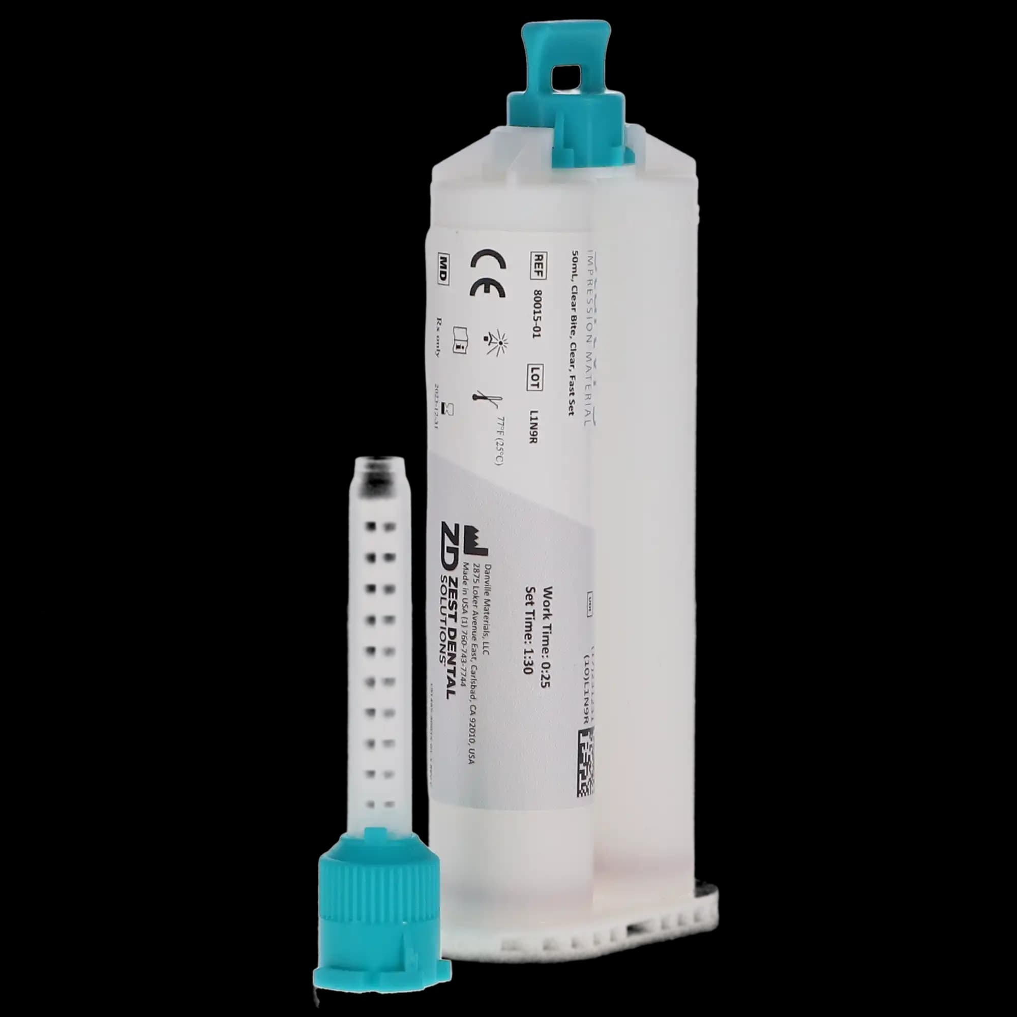 Start VPS Clear Bite Bite Registration Material, Regular Set, 50 mL Cartridges, 4/Pk, 80015-01 thumbnail 2