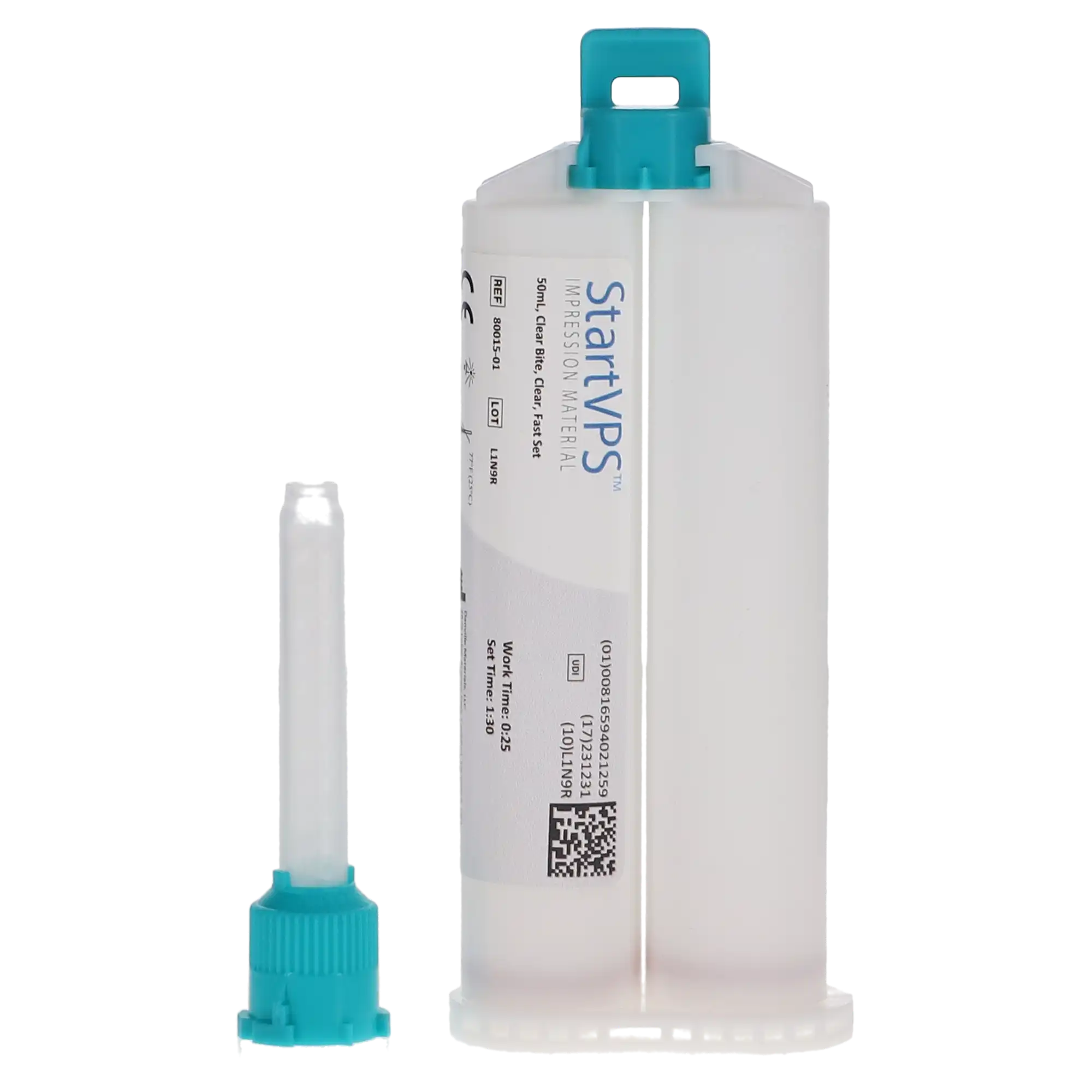 Start VPS Clear Bite Bite Registration Material, Regular Set, 50 mL Cartridges, 4/Pk, 80015-01 thumbnail 6
