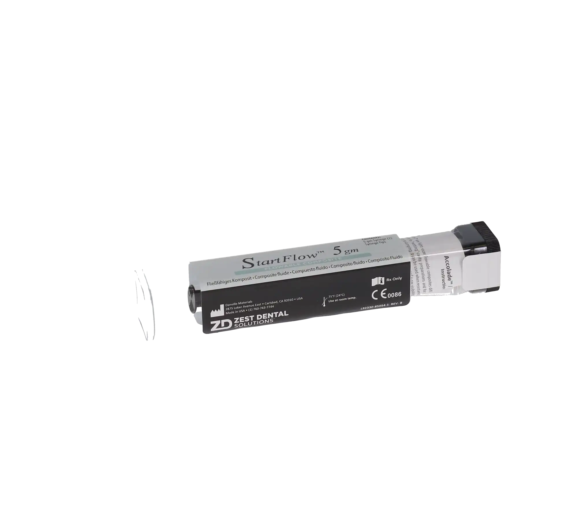 StartFlow Flowable Composite, Light-Cure, Syringe Refill, Shade A3.5, 5 g, 1/Pk, 85054 thumbnail 10