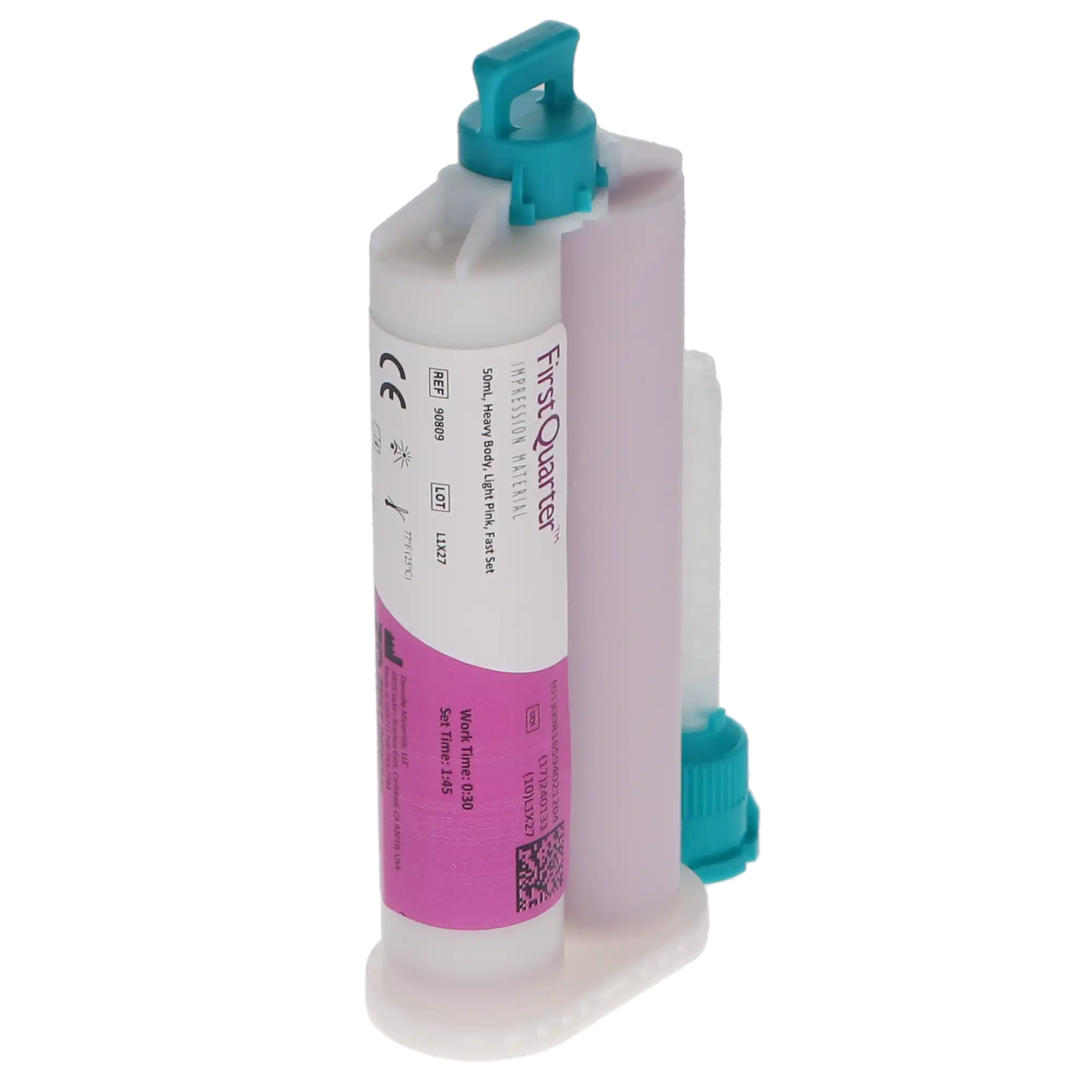 First Quarter VPS Impression Material, Heavy Body, Fast Set, 50 mL Cartridges, 4/Pk, 90809 thumbnail 2