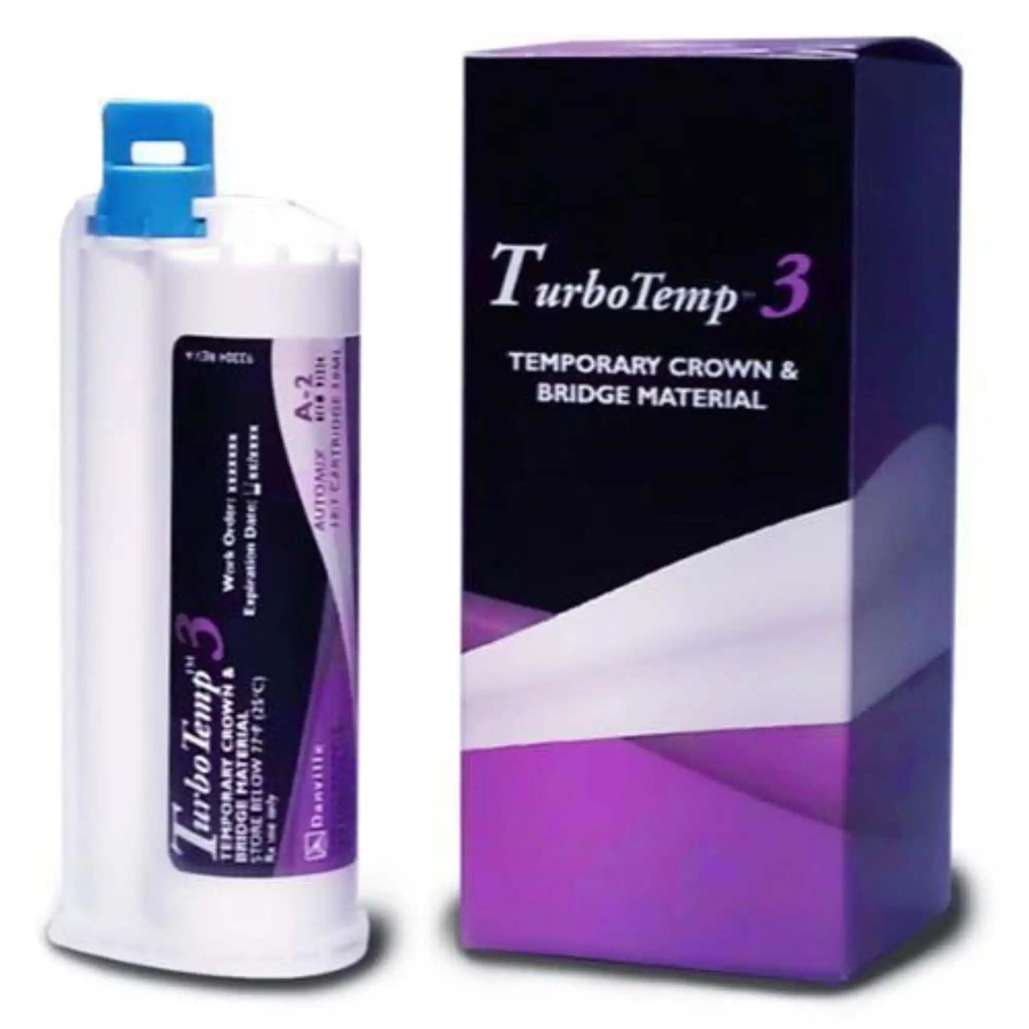 Danville Turbo Temp 3 Temporary Crown & Bridge Material Refill, Shade A1, 10:1 Cartridge, 76 g, 1/Pk, 93323 thumbnail 8