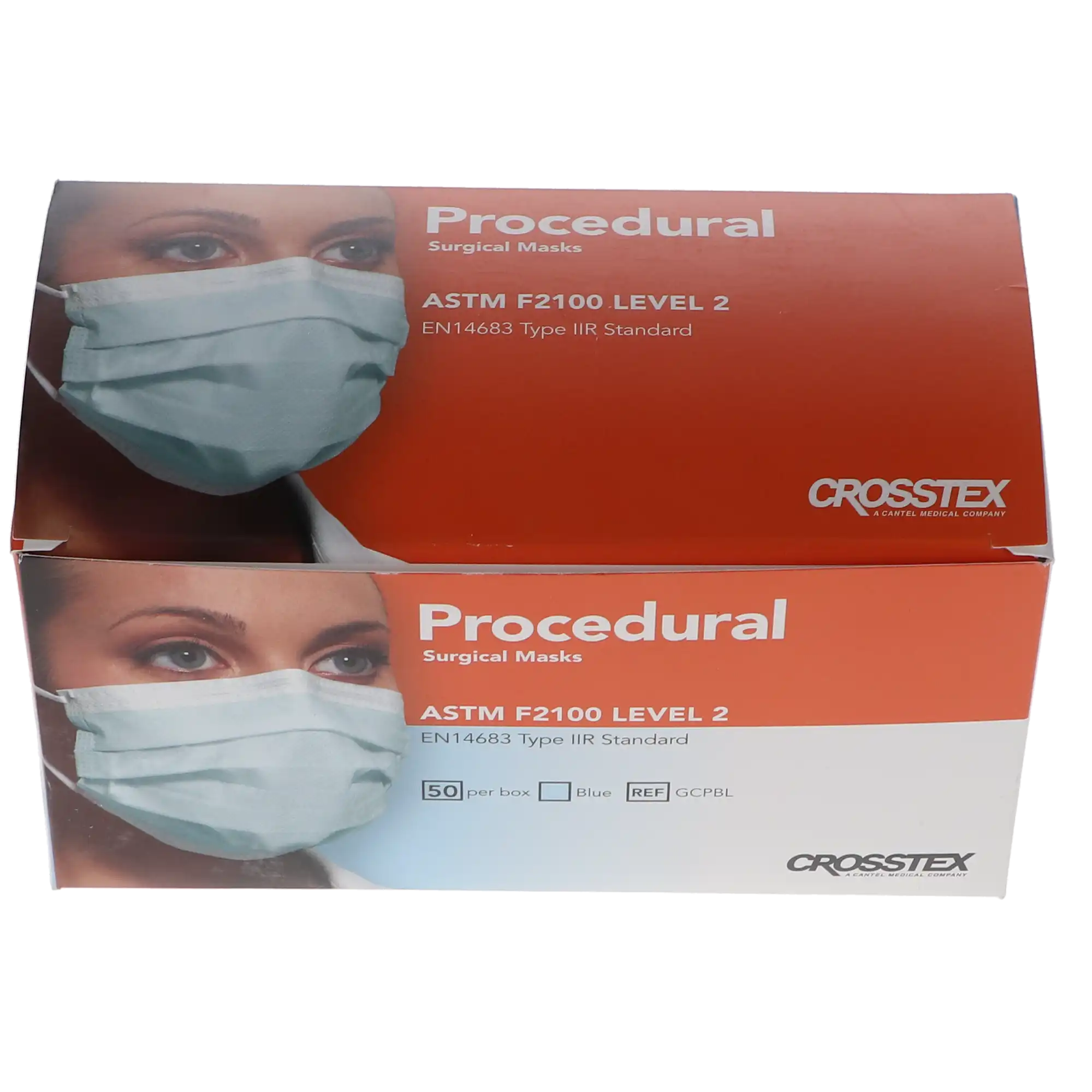 Crosstex Procedural Earloop Face Mask, ASTM Level 2, Blue, 50/Box, GCPBL thumbnail 12
