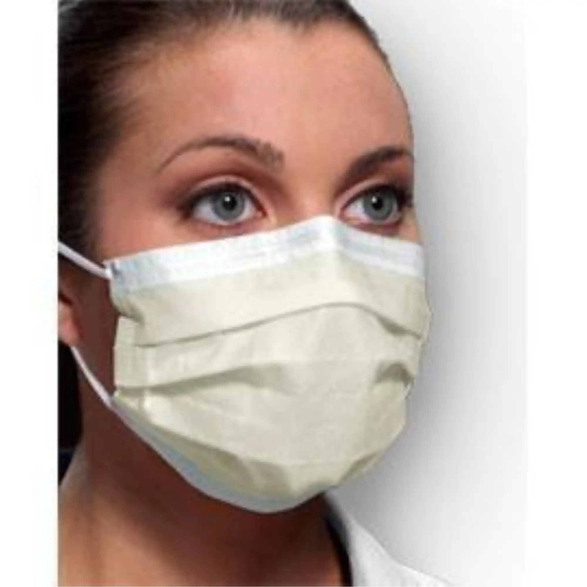 Crosstex Procedural Earloop Face Mask, ASTM Level 2, Fluid Resistant, Yellow, 50/Box, GCPYE thumbnail 10
