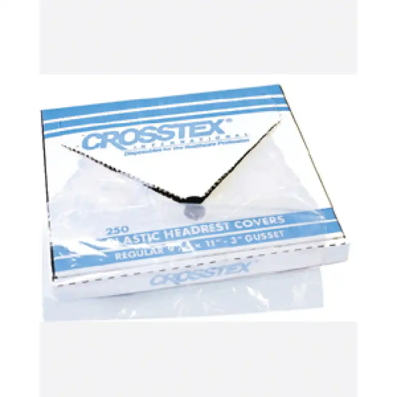 Crosstex All-Poly Headrest Covers, 9.5" x 11", White, 250/Box, L0CPW thumbnail 2