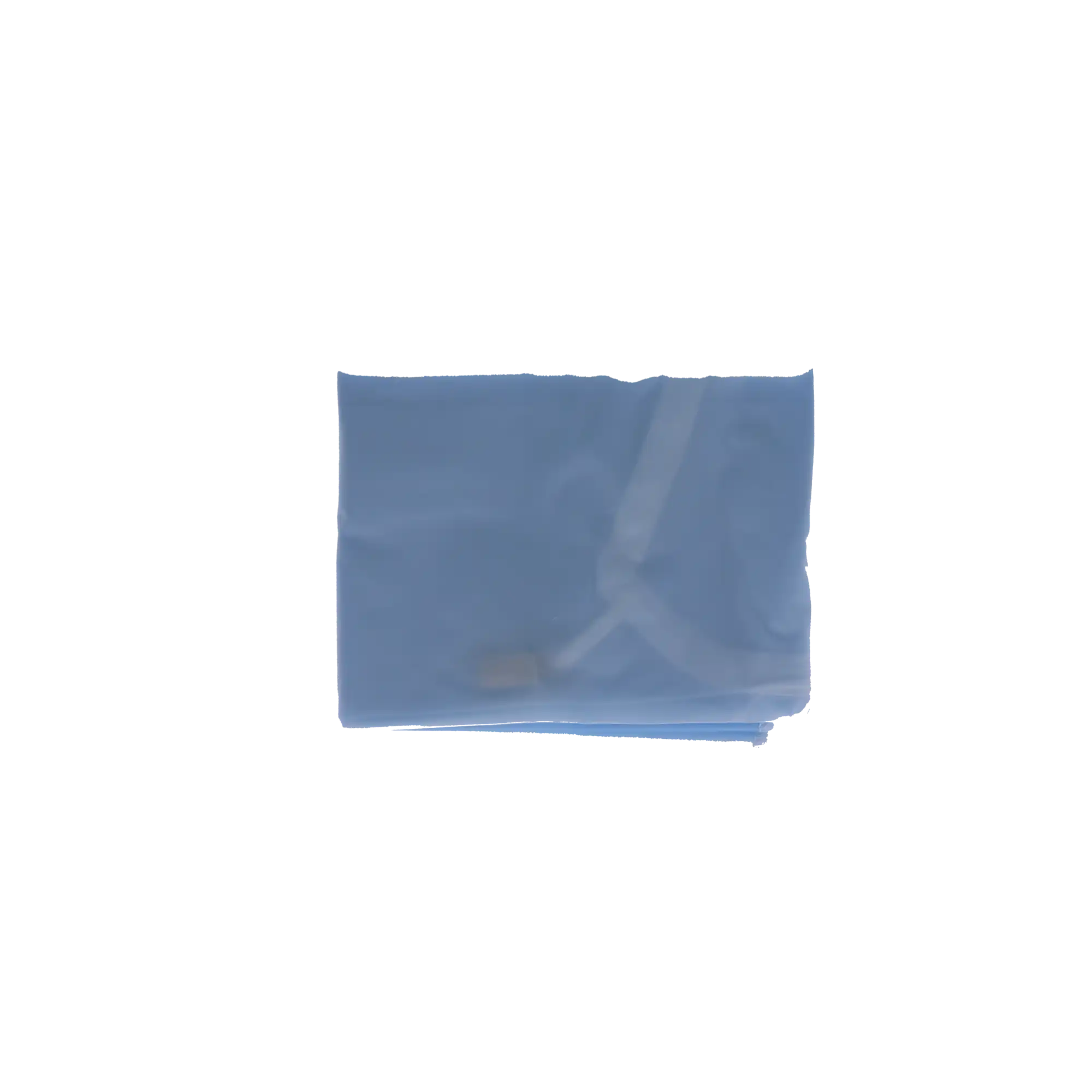 Crosstex Patient Barrier Apron, Plastic, Knee Length, 27" x 44", Blue, 1/Pk, NP4BL thumbnail 8