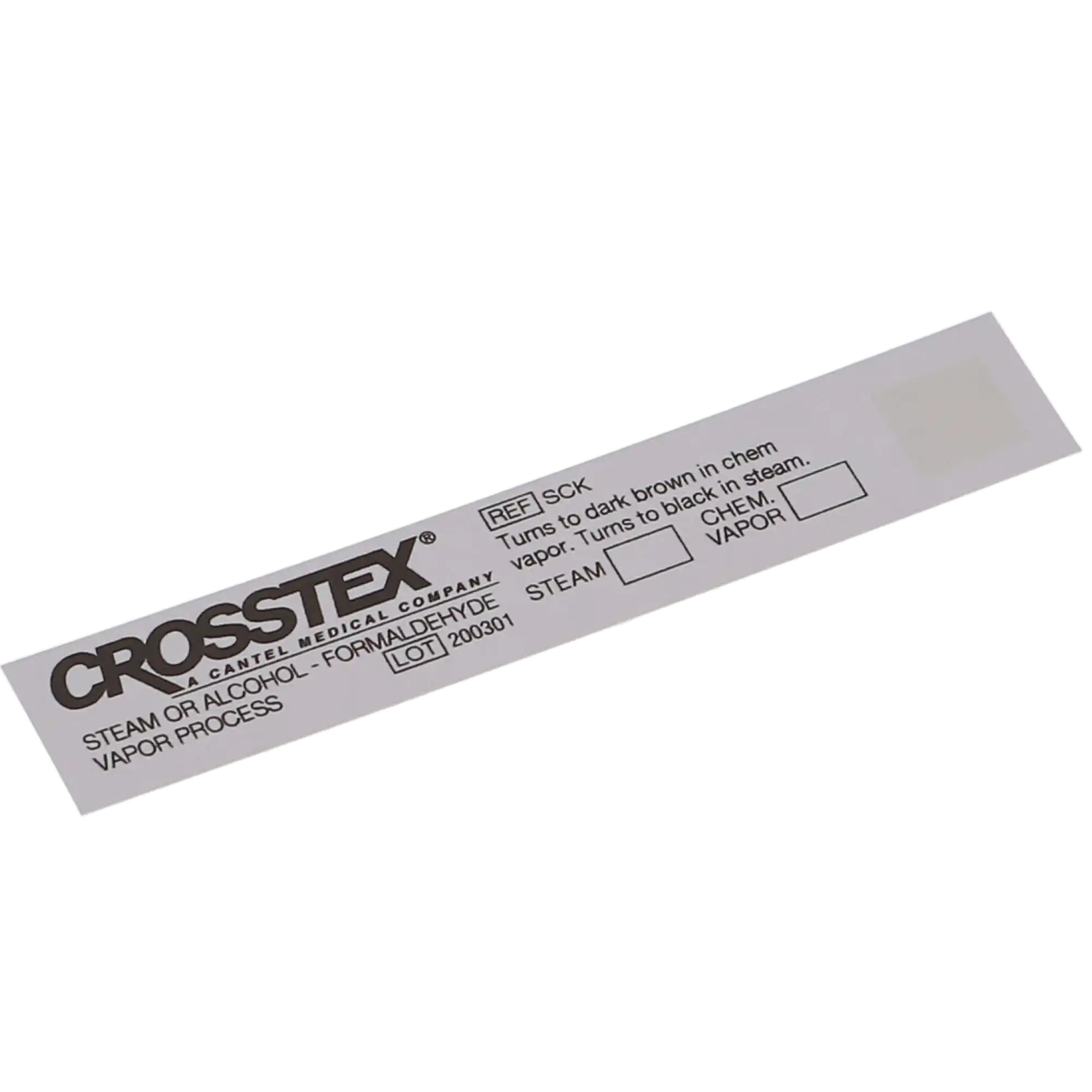 Crosstex Sure-Check Class 4 Steam/Chemical Vapor Indicator Strips, 3.75" x 0.625", White, 100/Box, SCK thumbnail 5