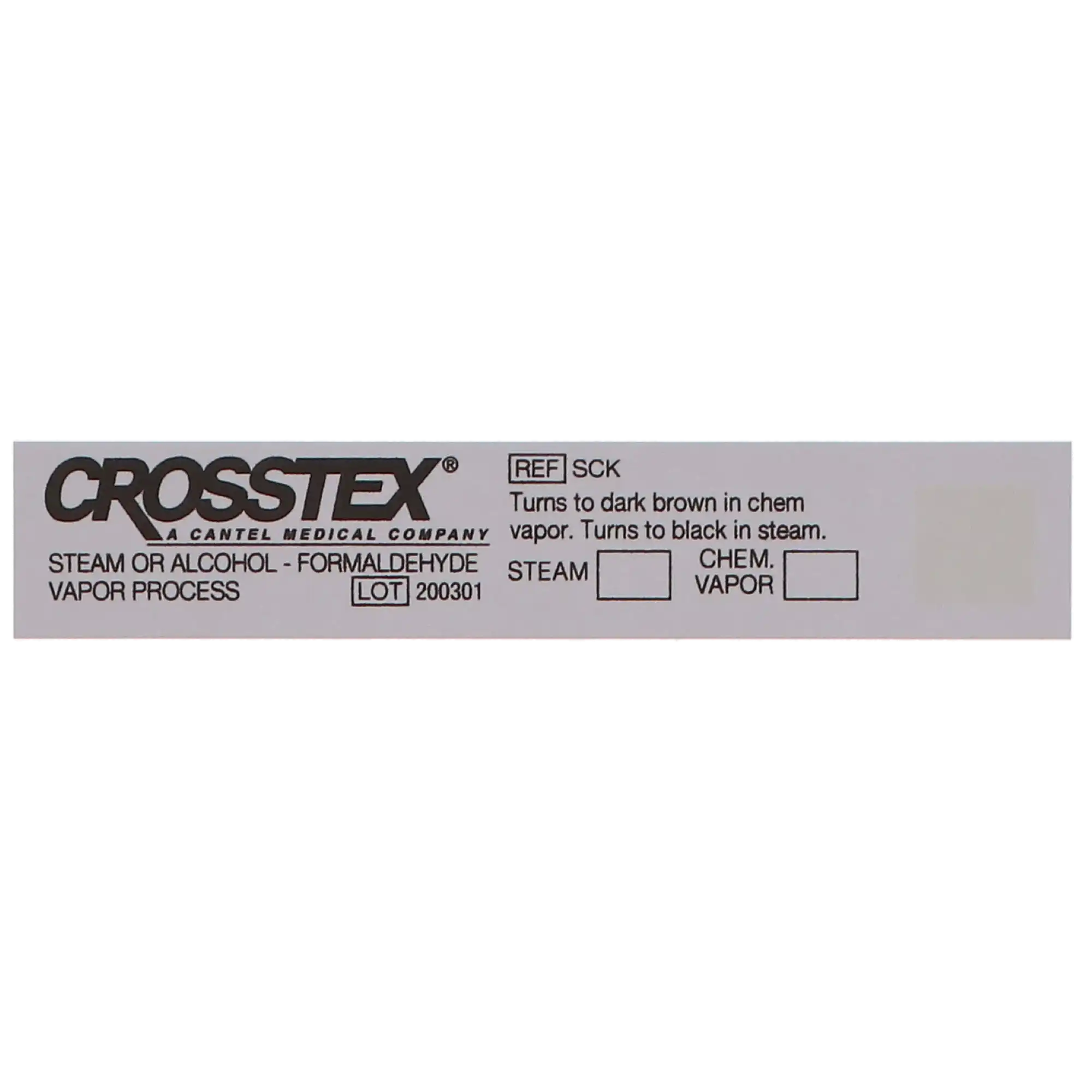 Crosstex Sure-Check Class 4 Steam/Chemical Vapor Indicator Strips, 3.75" x 0.625", White, 100/Box, SCK thumbnail 7