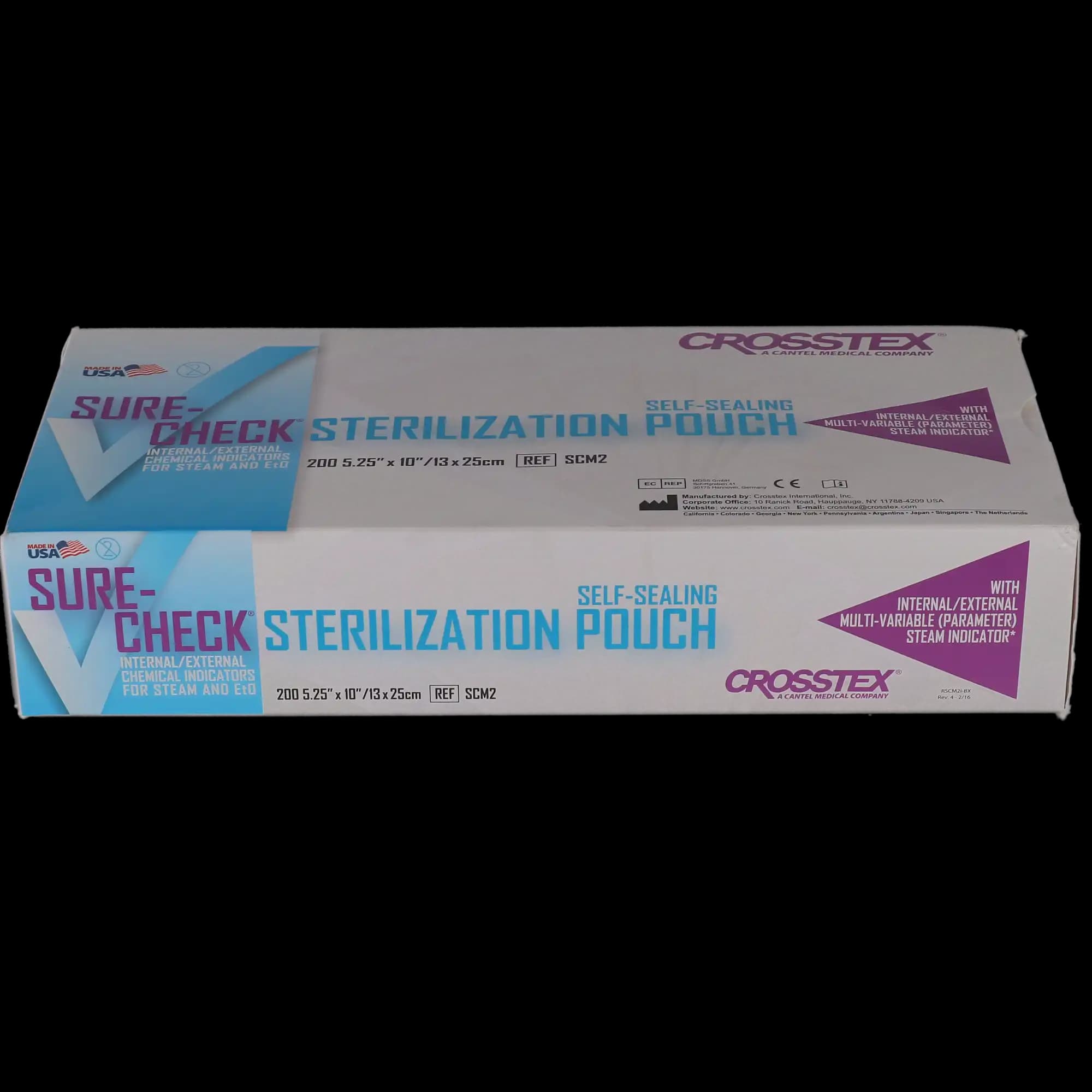 Crosstex Sure-Check Self-Seal Sterilization Pouches, 5.25" x 10", 200/Box, SCM2 thumbnail 9