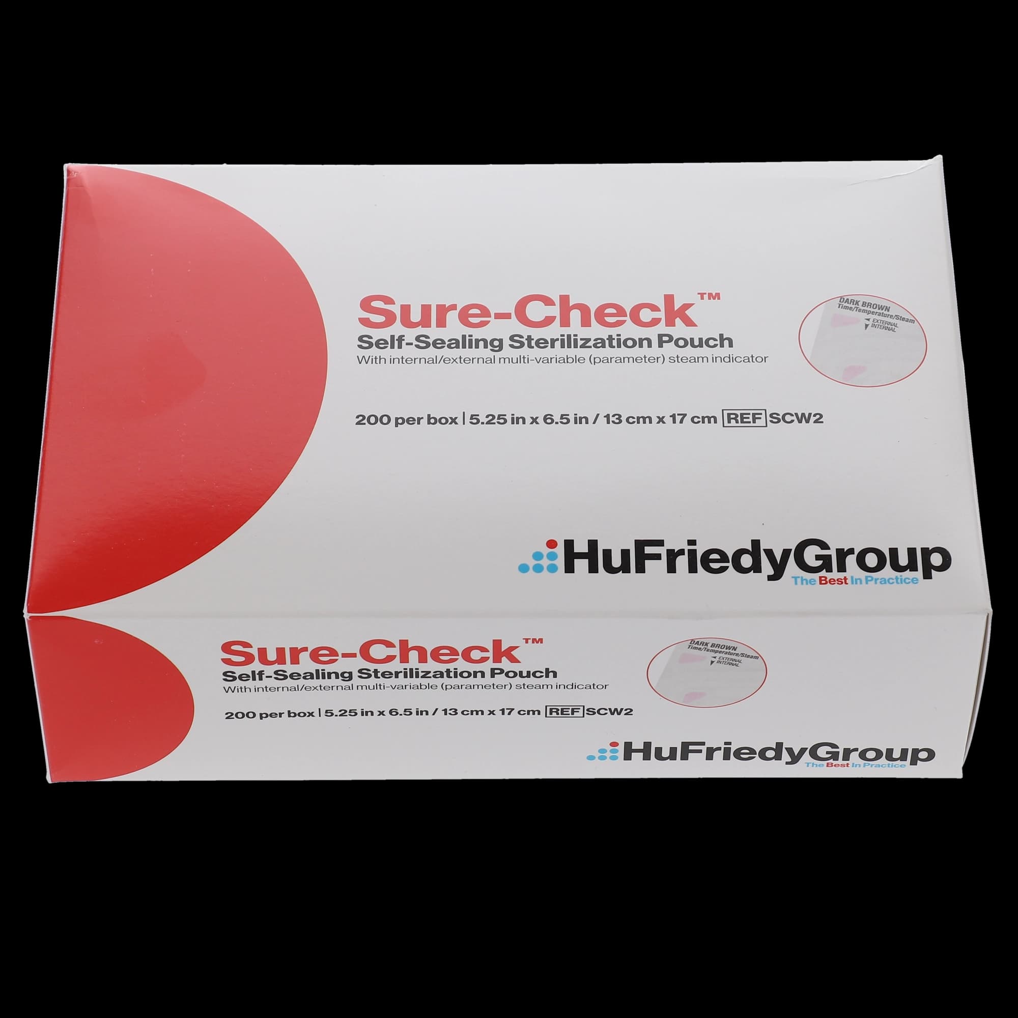 Crosstex Sure-Check Sterilization Pouches, 5.25" x 6.5", Self-Sealing, Steam & EtO, 200/Box, SCW2 thumbnail 11