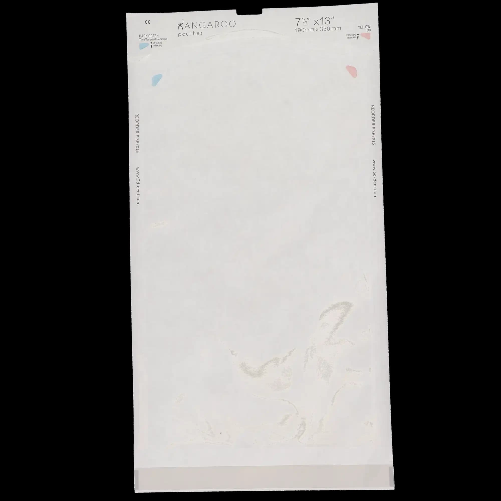 Crosstex Duo-Check Self-Seal Sterilization Pouches, 3.5" x 5.25", Blue Tint, 200/Box, SCXS thumbnail 7
