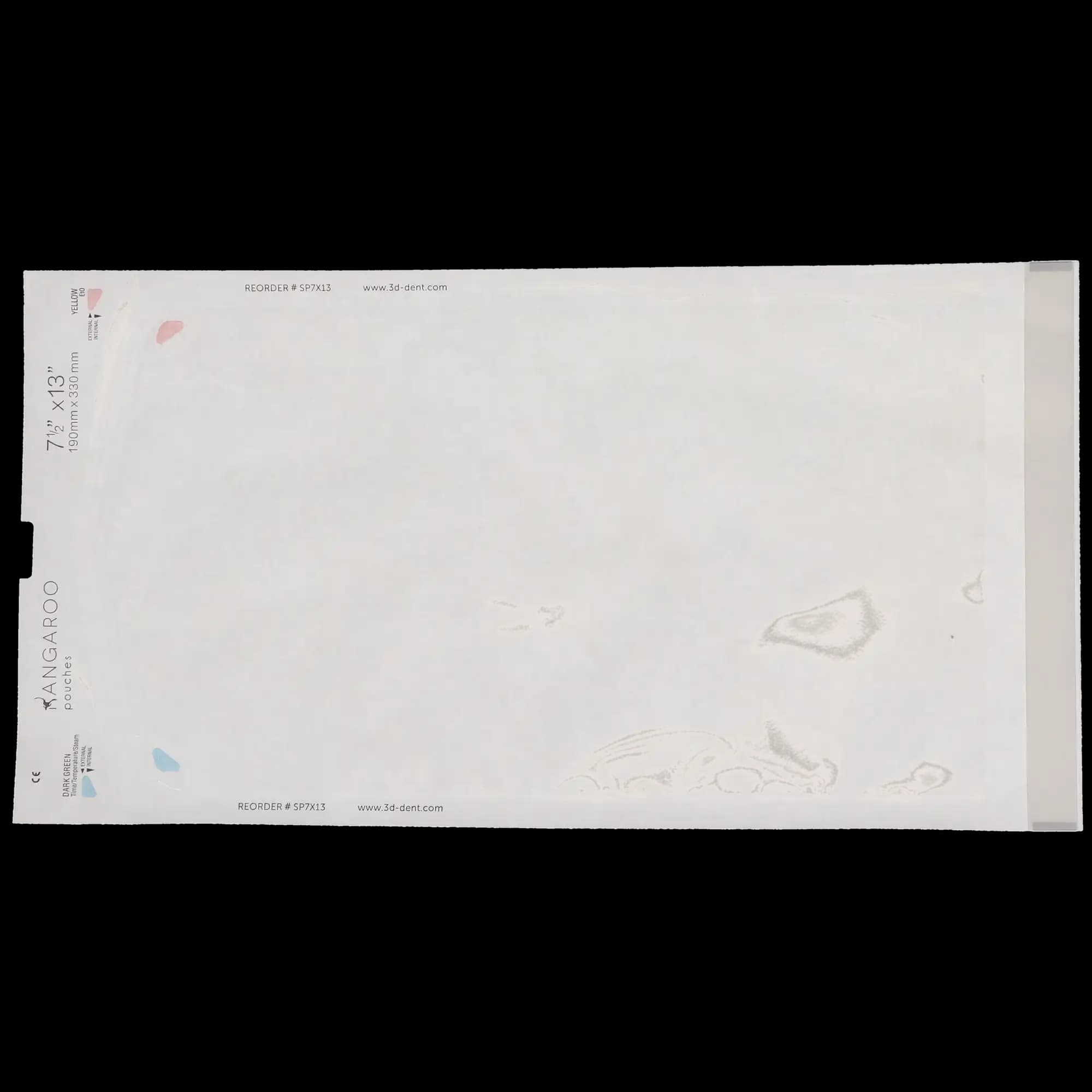 Crosstex Duo-Check Self-Seal Sterilization Pouches, 3.5" x 5.25", Blue Tint, 200/Box, SCXS thumbnail 11