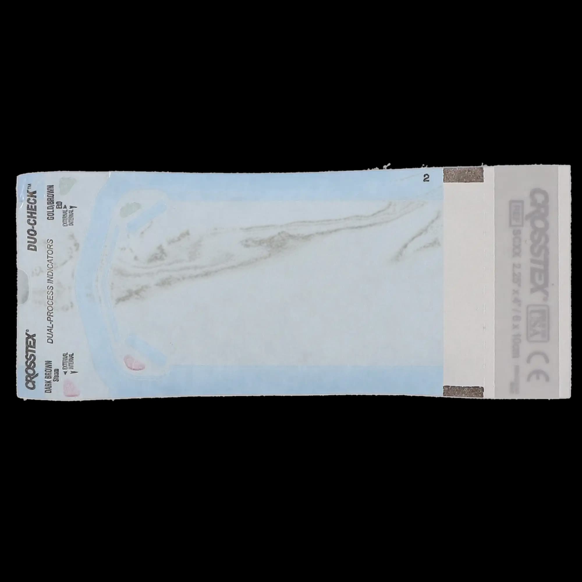 Crosstex Duo-Check Self-Seal Sterilization Pouches, 2.25" x 4", Blue Tint, 200/Box, SCXX thumbnail 11