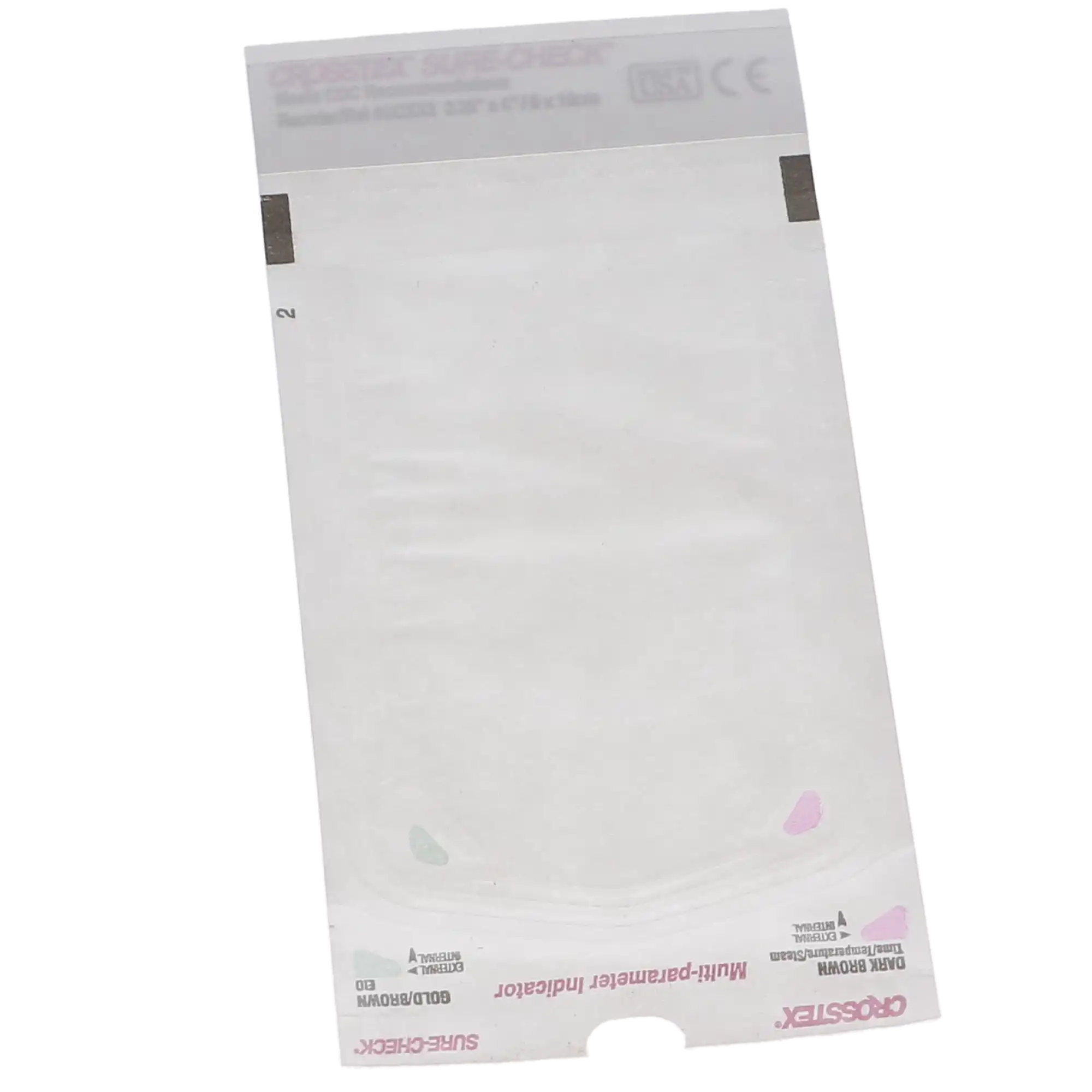 Crosstex Sure-Check Self-Seal Sterilization Pouches, 2.25" x 4", 200/Box, SCXX2 thumbnail 9